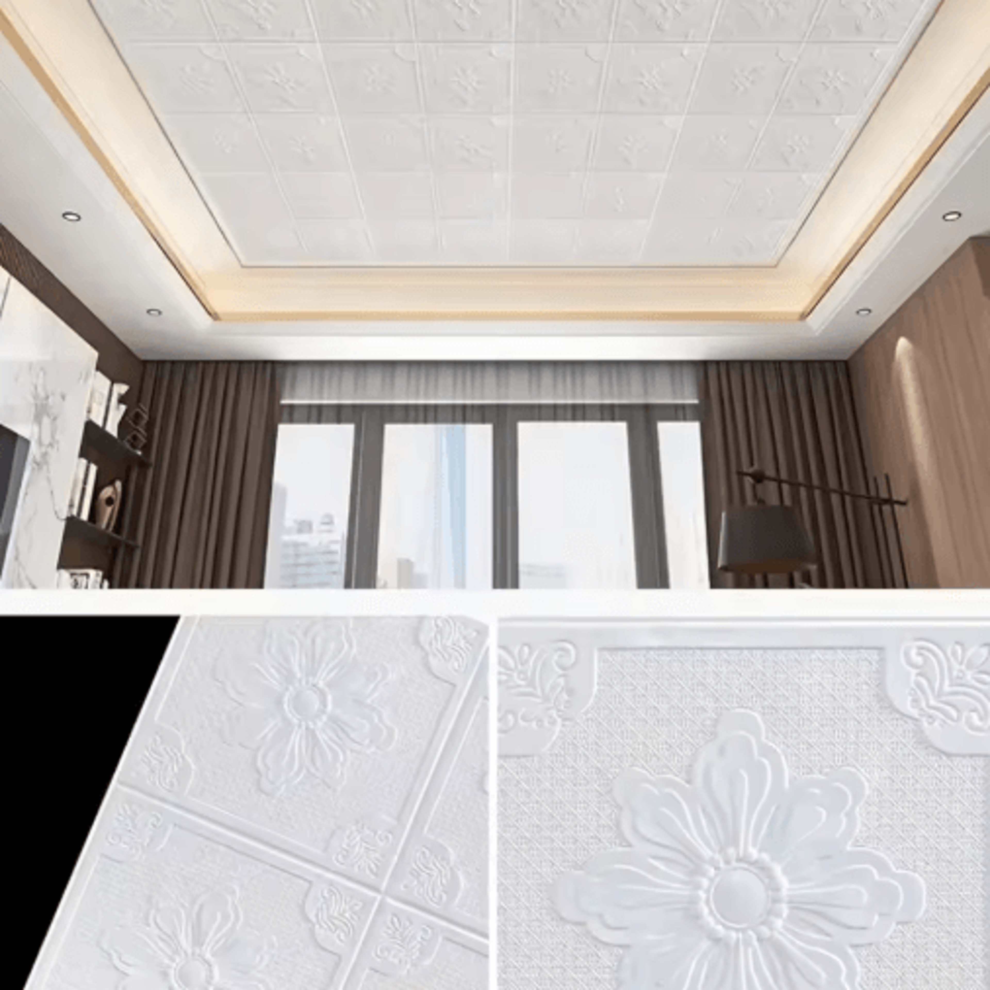 35by35cm self-adhesive anti-collision wall stickers