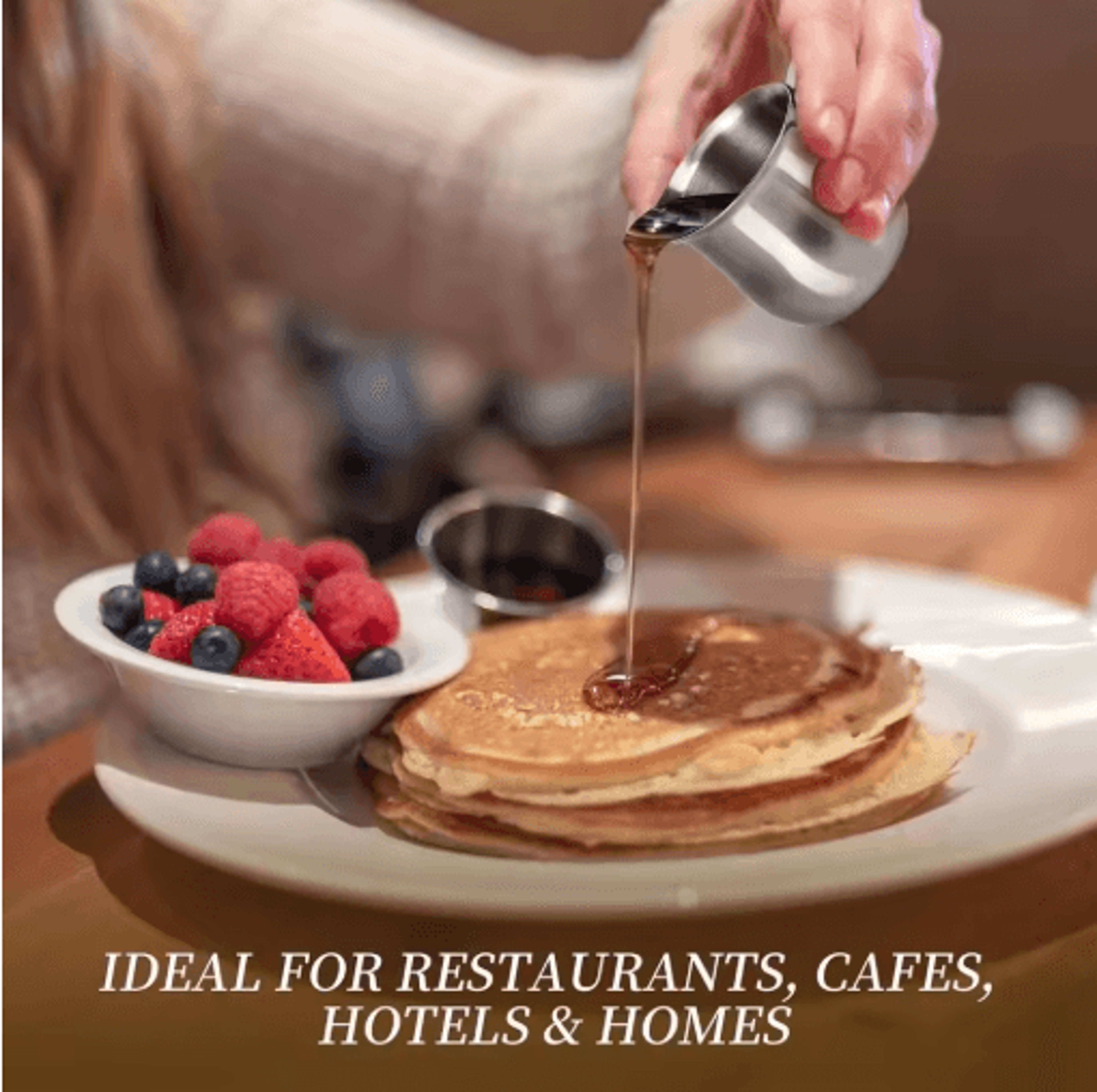 stainless steel milk frothing pitcher with pouring spout