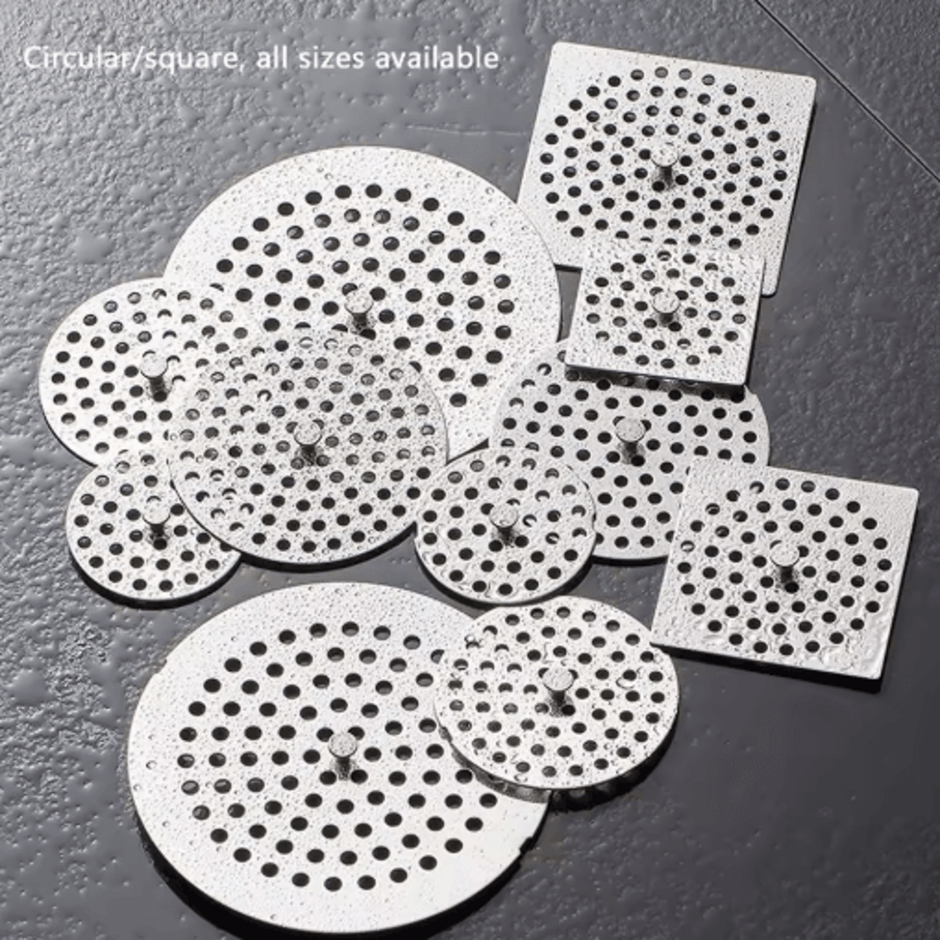 stainless steel shower floor drain cover