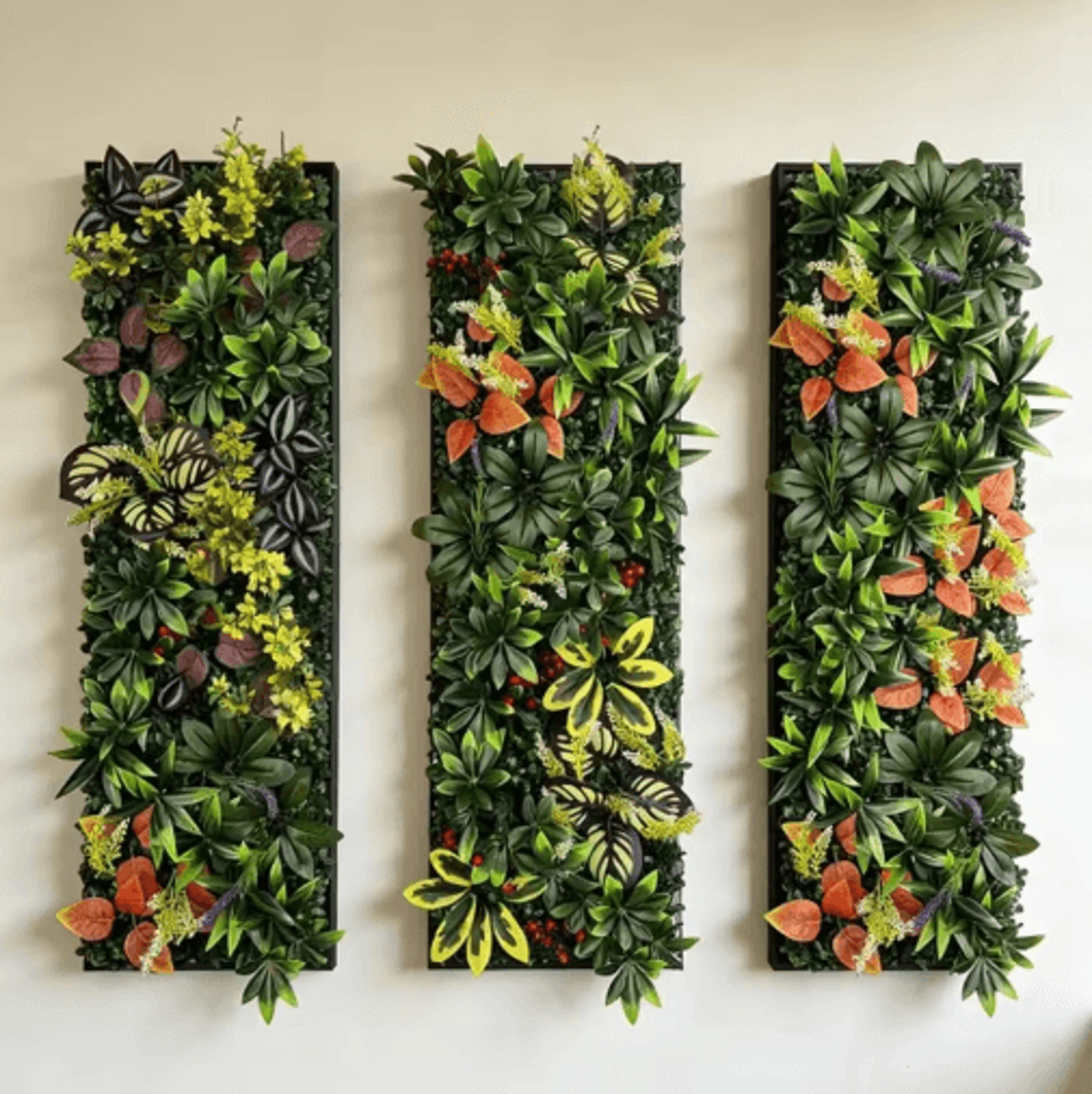 realistic artificial ivy & grass wall greenery panel