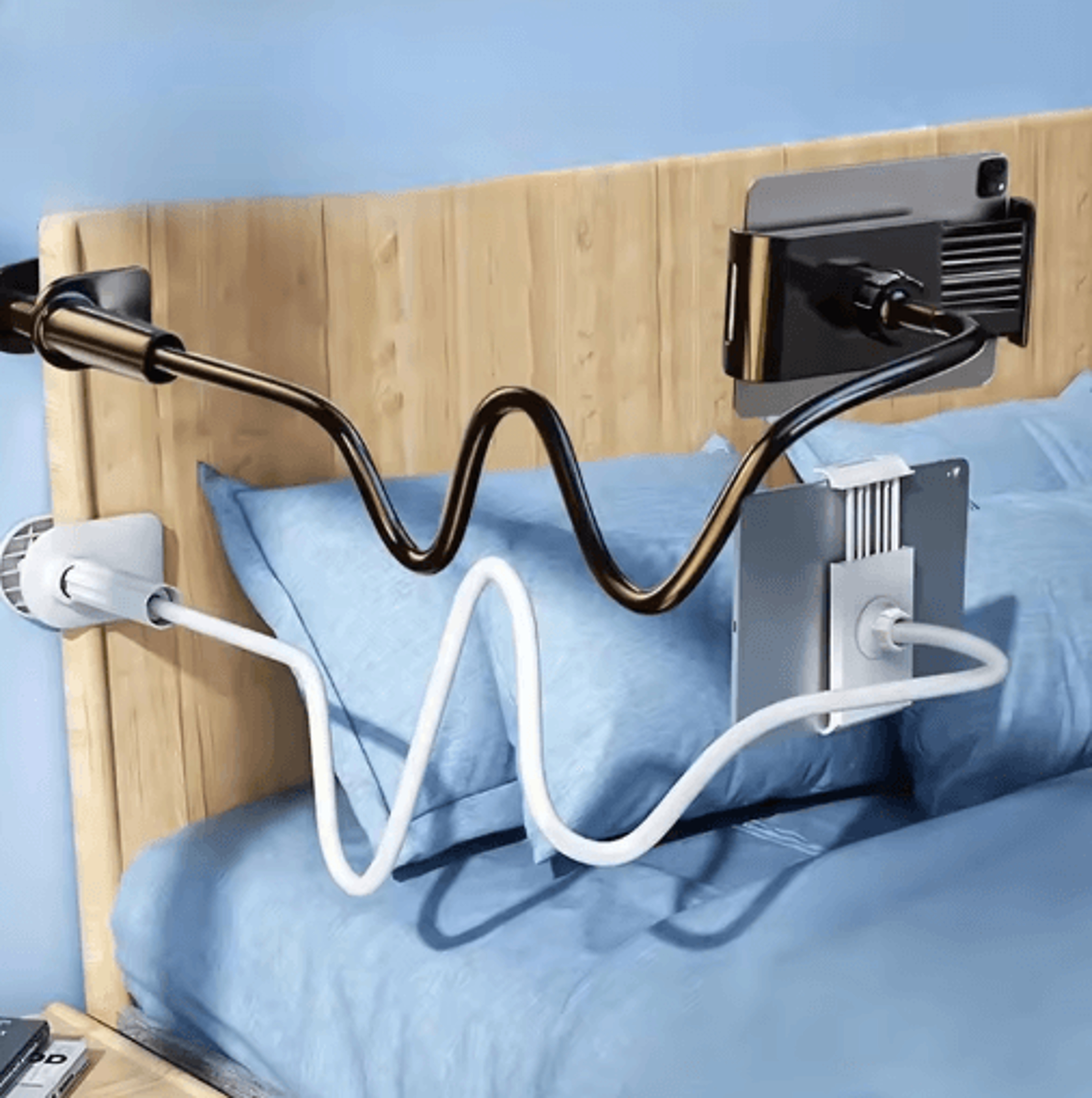 adjustable cantilever phone & tablet holder stand