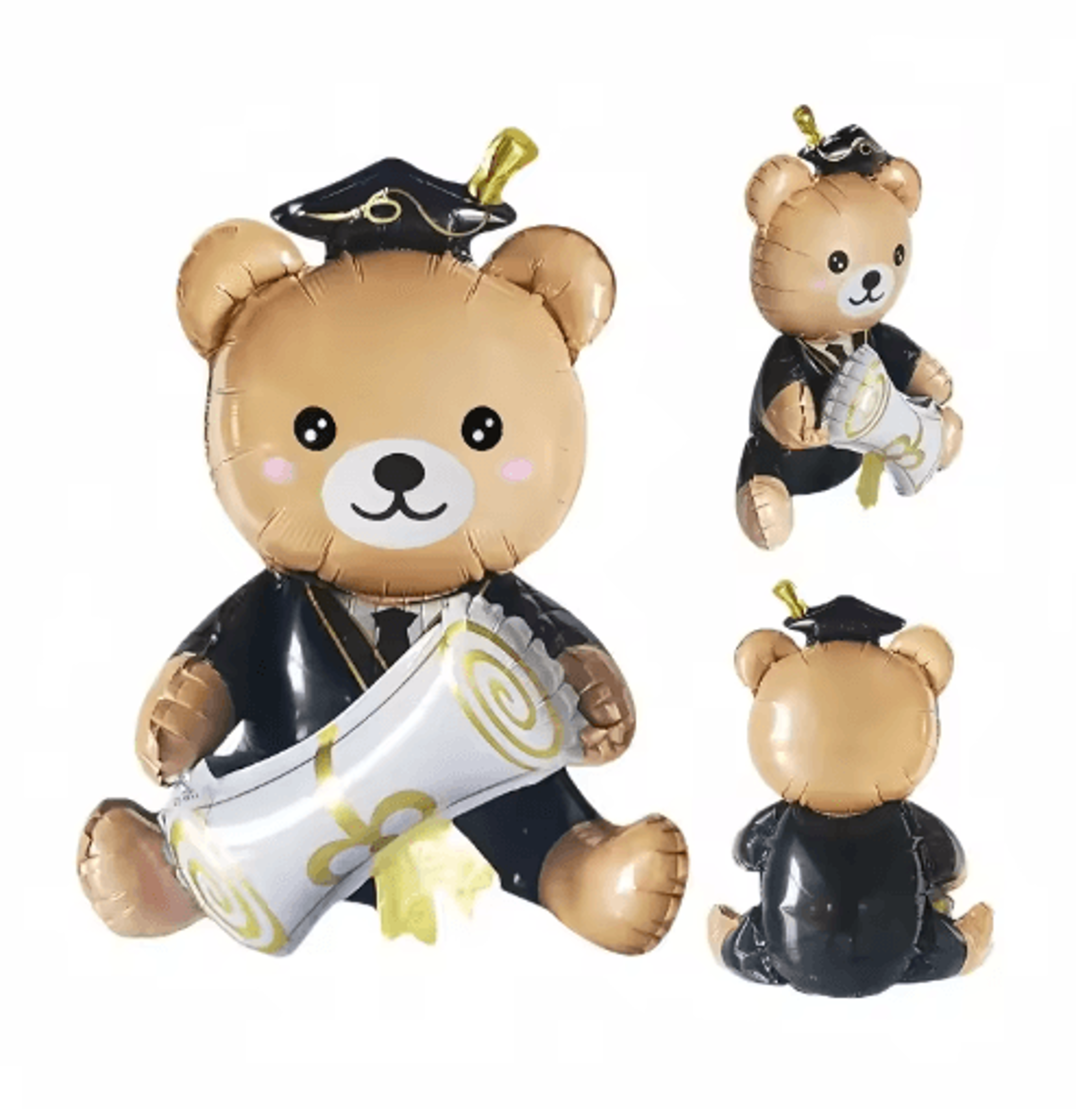 graduation bear foil balloon for party decorations