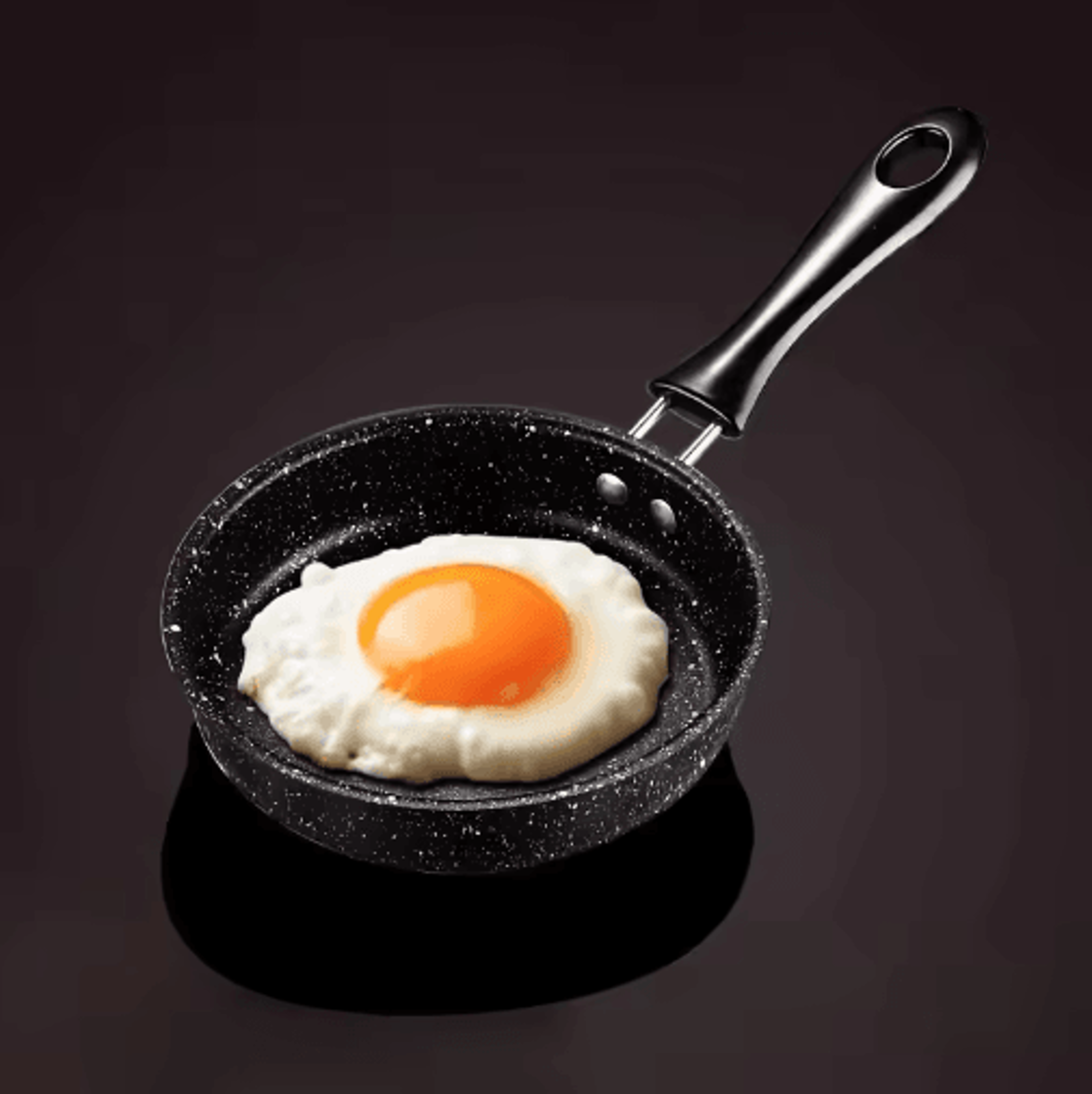mini non-stick egg frying pan – small breakfast skillet for induction & gas stoves