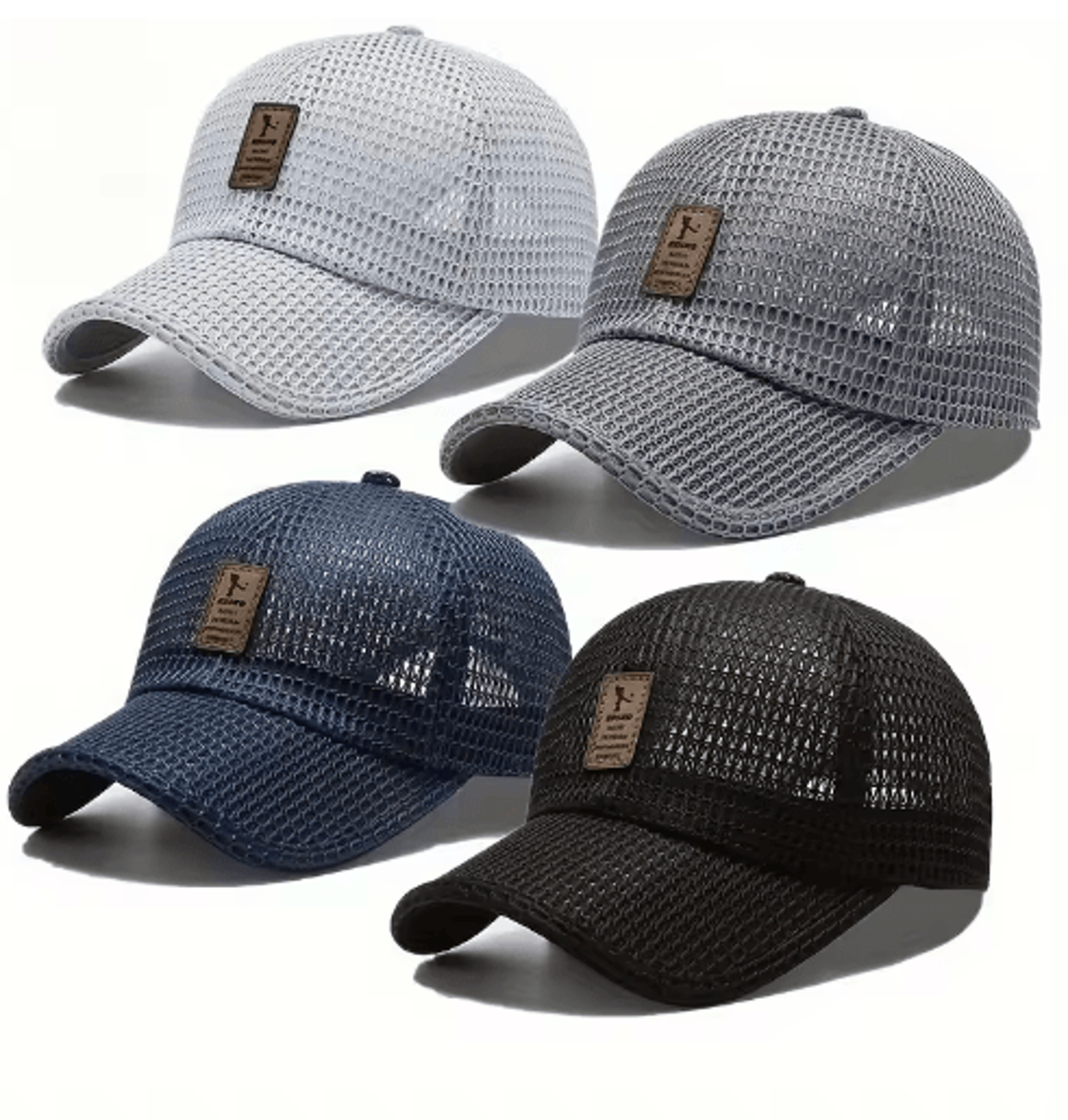 breathable mesh baseball cap – adjustable quick-dry trucker hat for men & women
