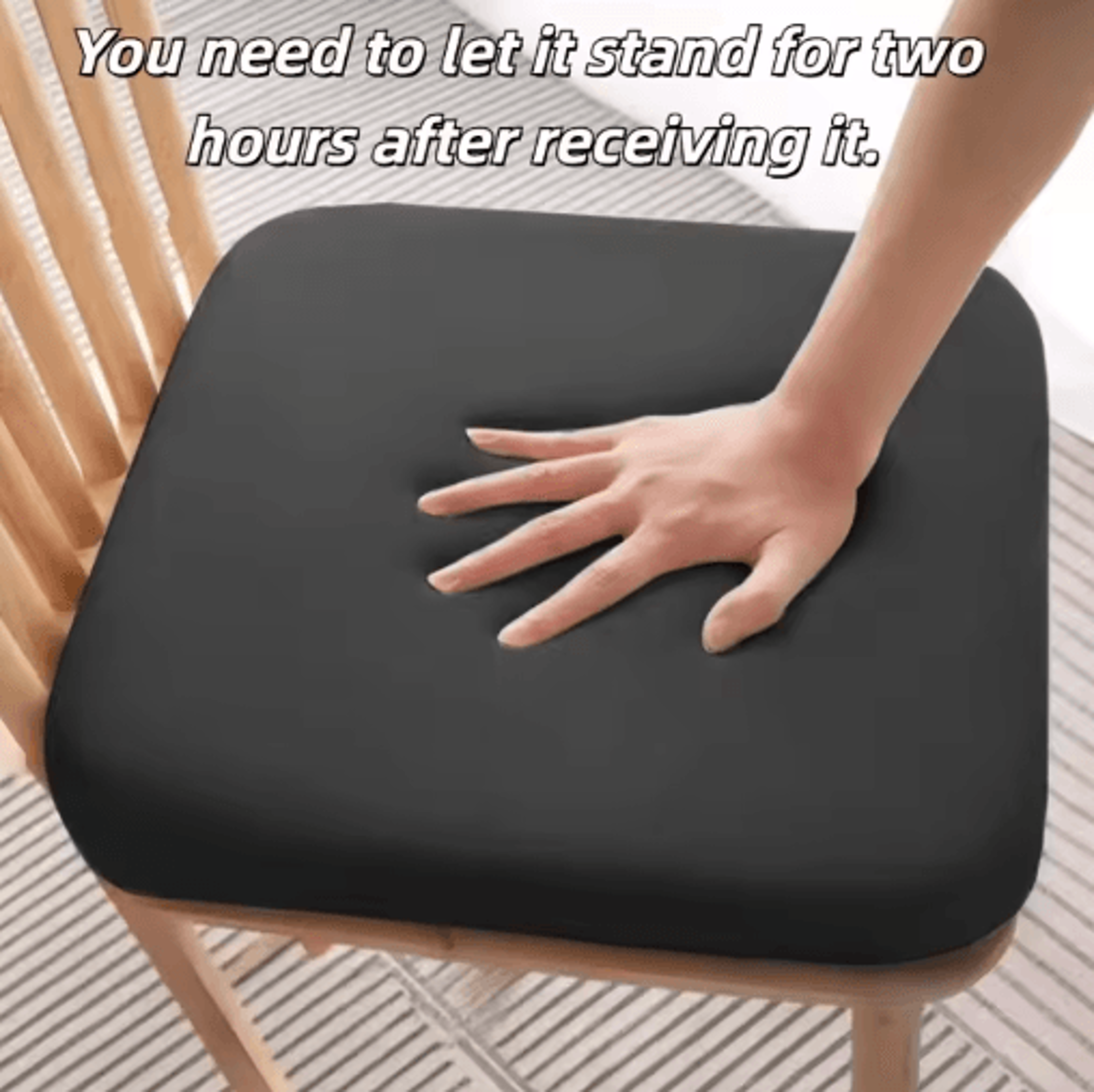 ergonomic memory foam seat cushion – slow-rebound office chair comfort pad