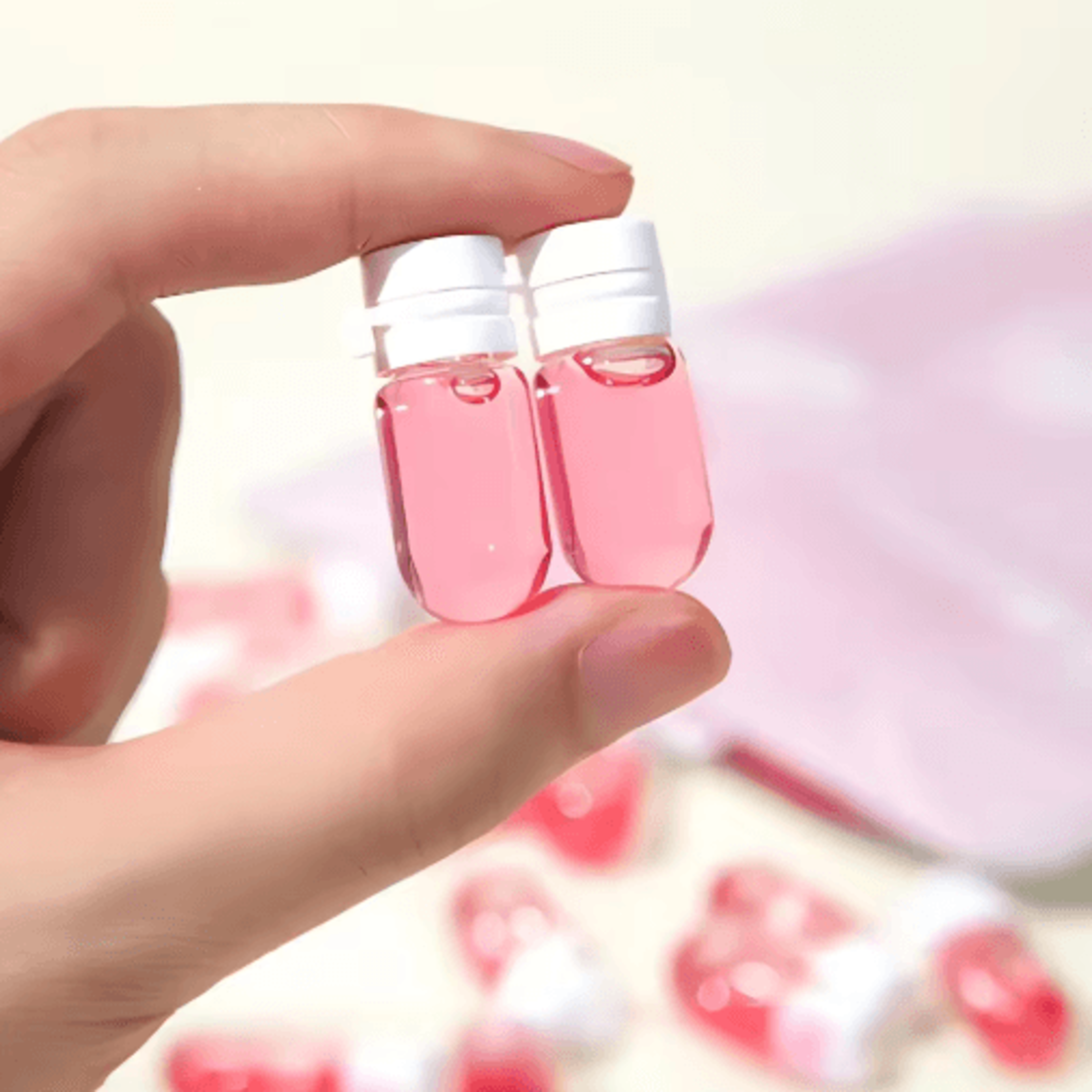 5pcs clear leak-proof travel bottles – portable makeup remover & lotion dispensers
