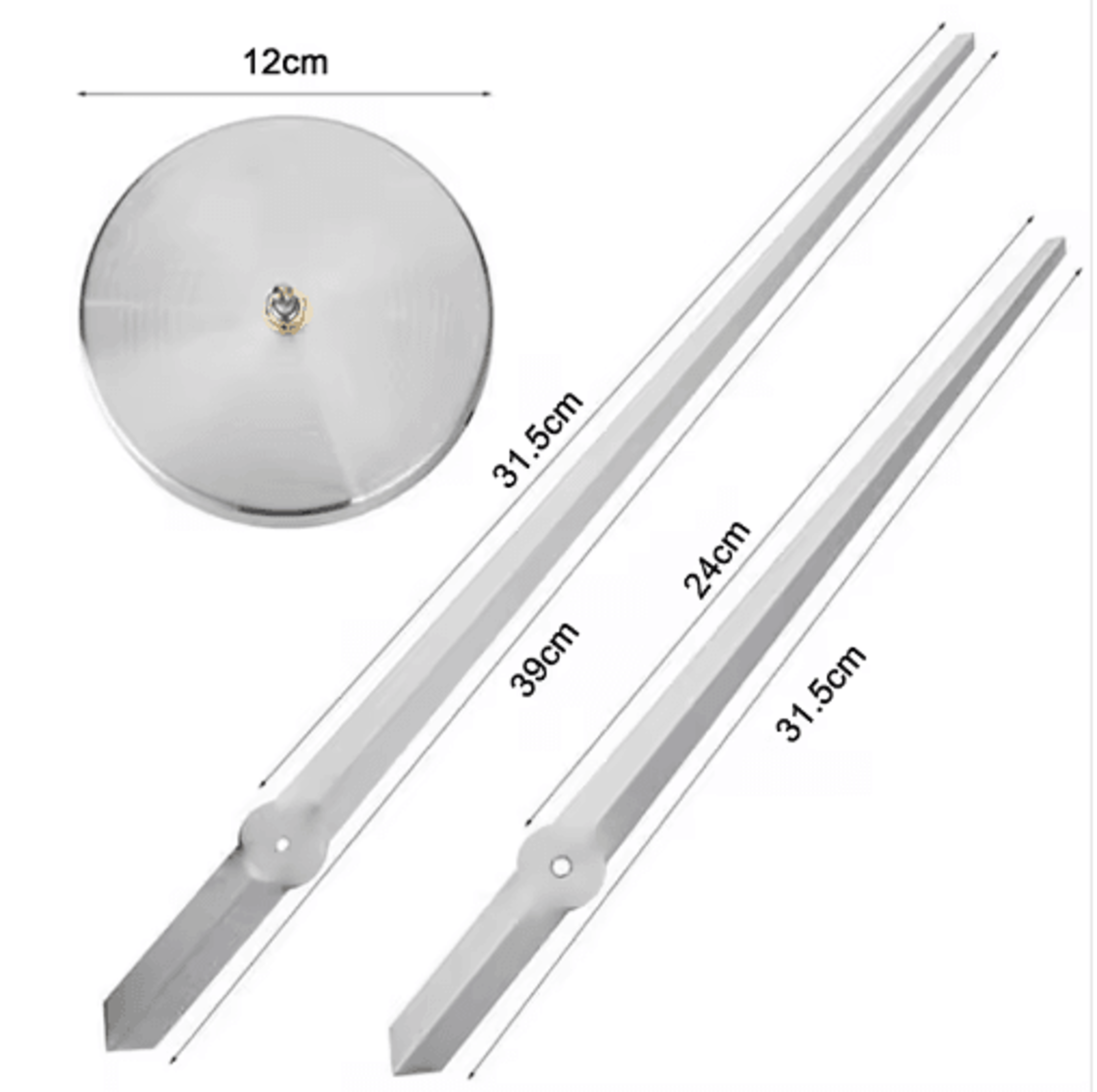 large diy quartz clock hands – modern 3d wall clock needle accessories