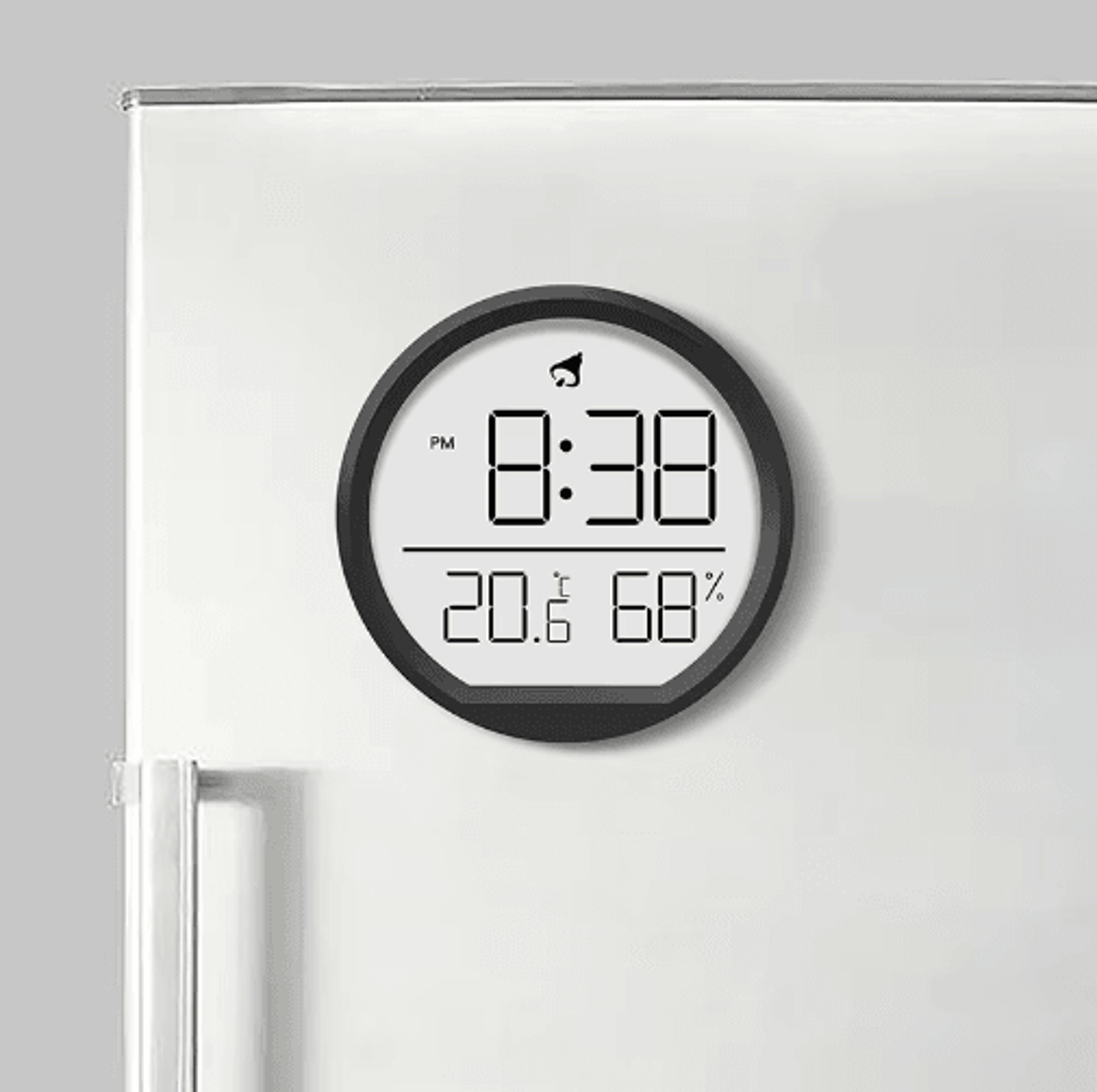 magnetic digital kitchen clock – timer with temperature & humidity display