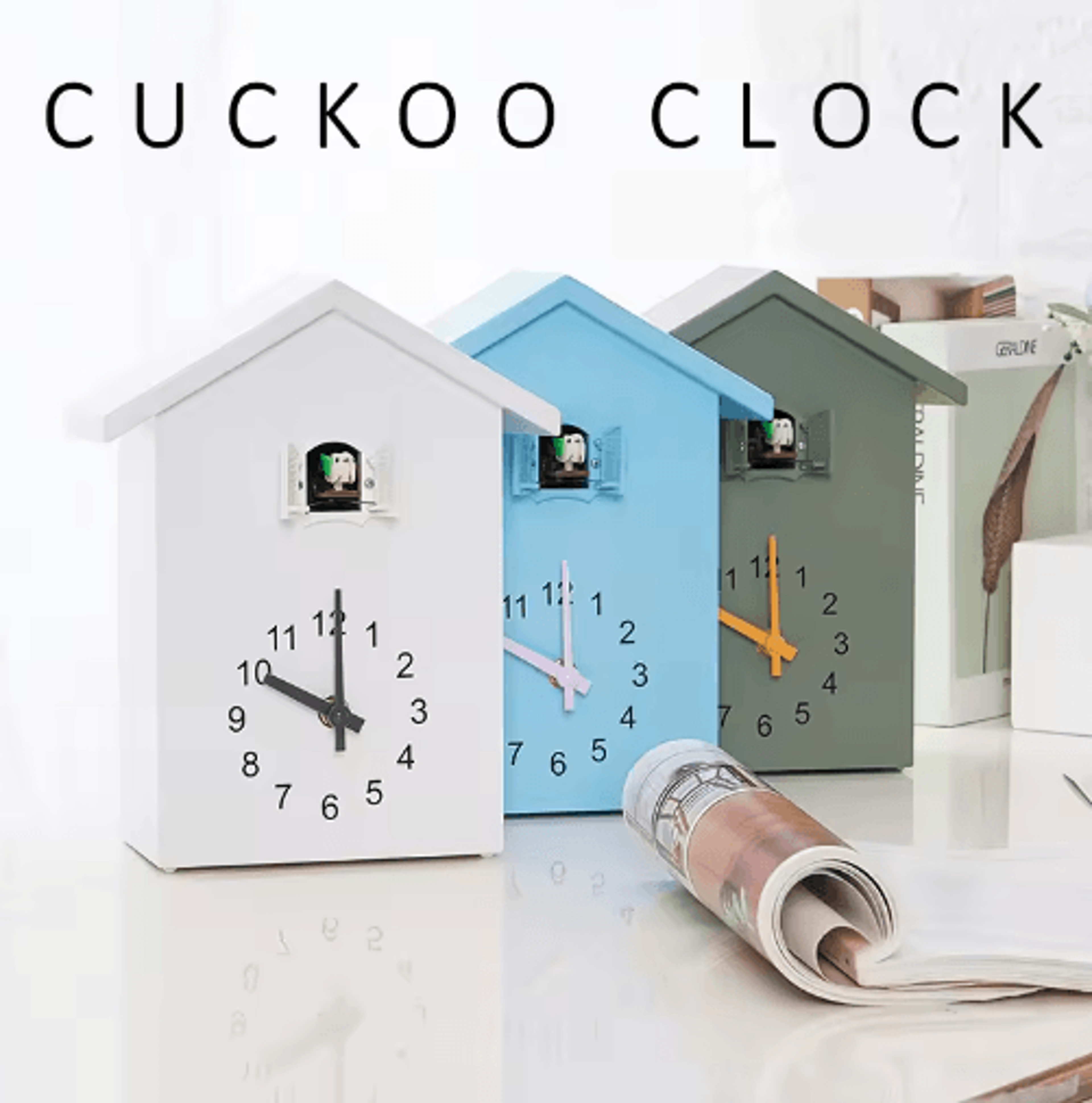 cuckoo pendulum wall clock – low-noise decorative clock with hourly time report