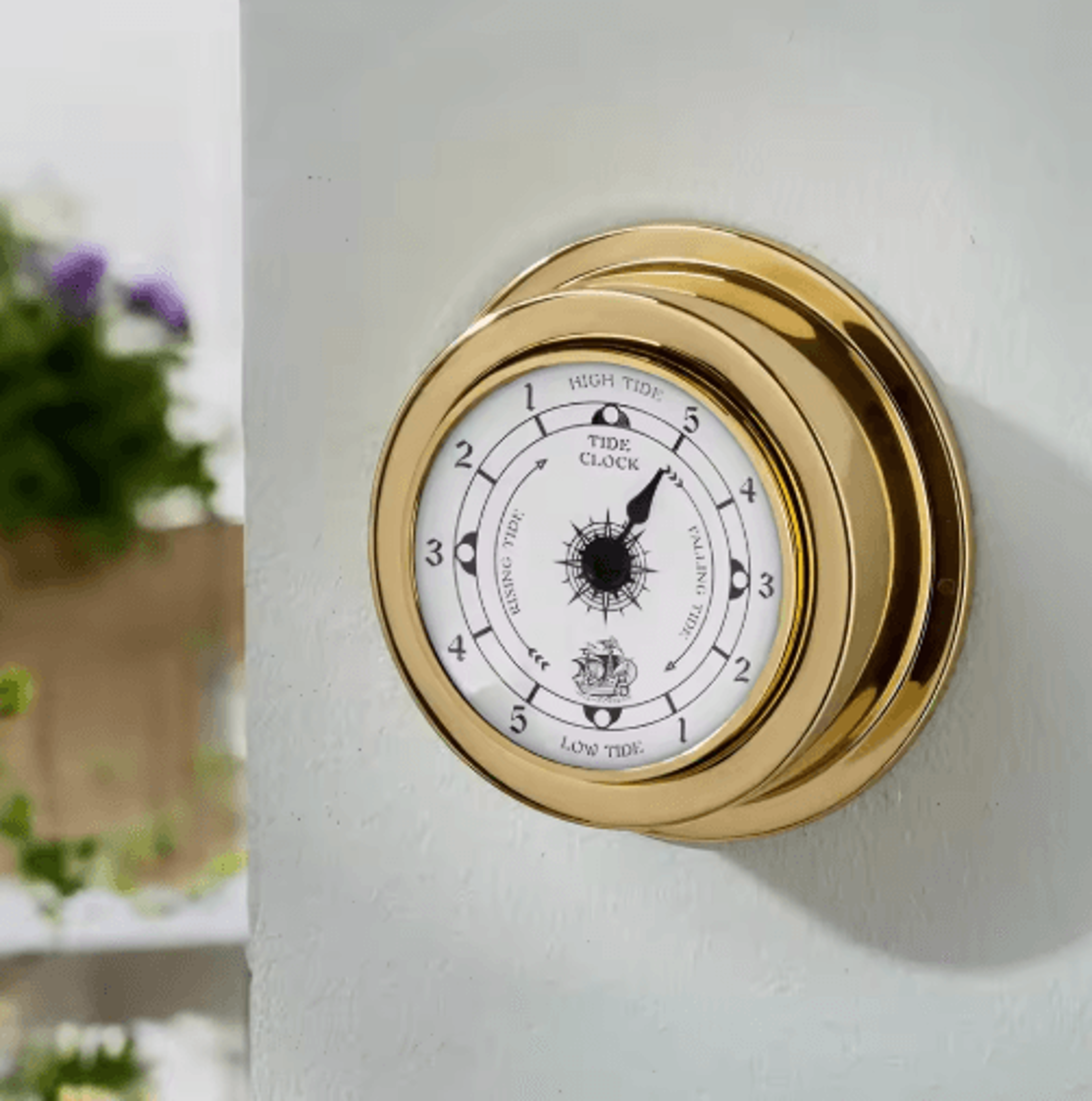 98mm nautical tide clock – portable high & low tide wall display