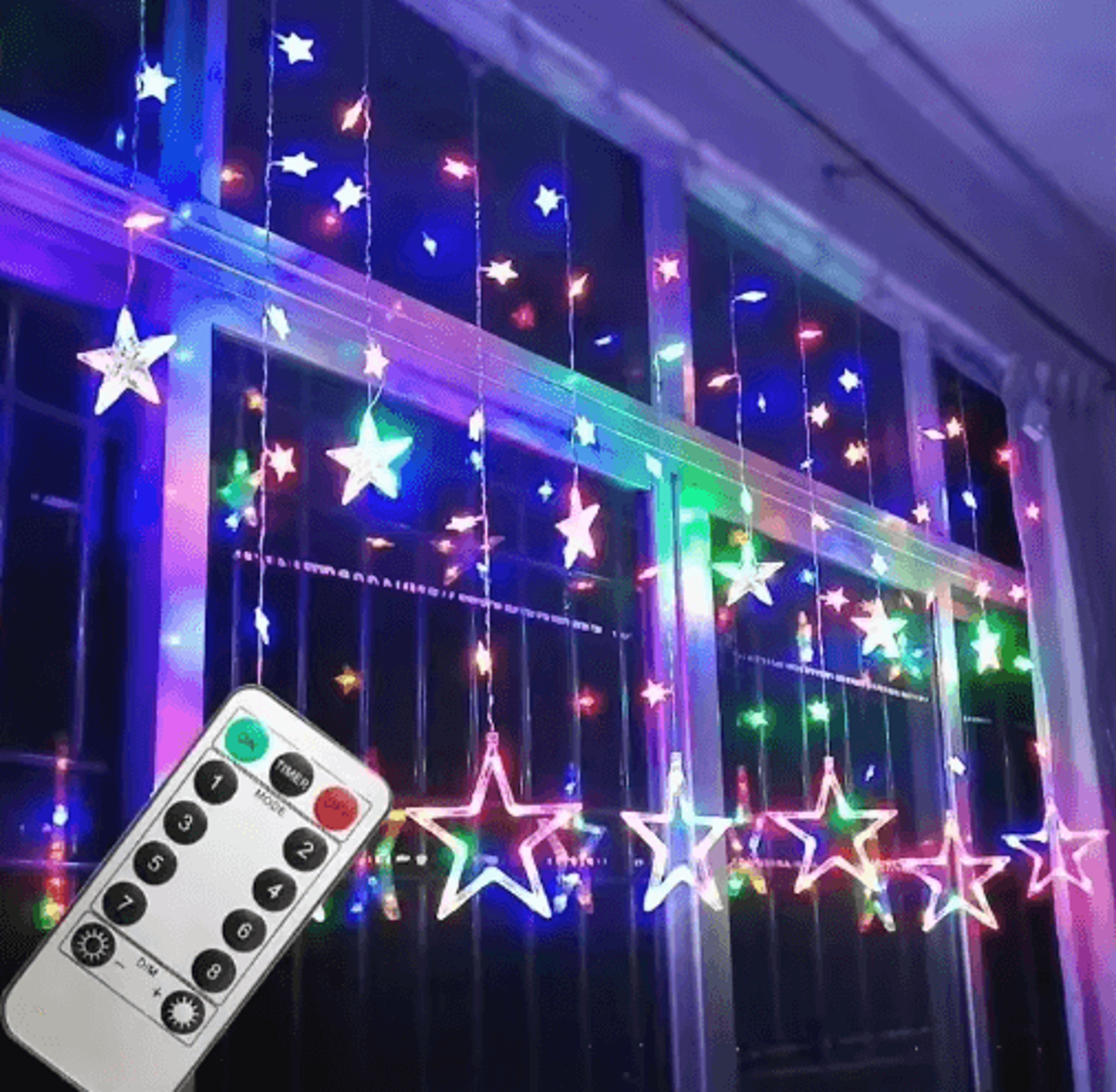 400 led smart curtain lights – app & remote music sync fairy lights