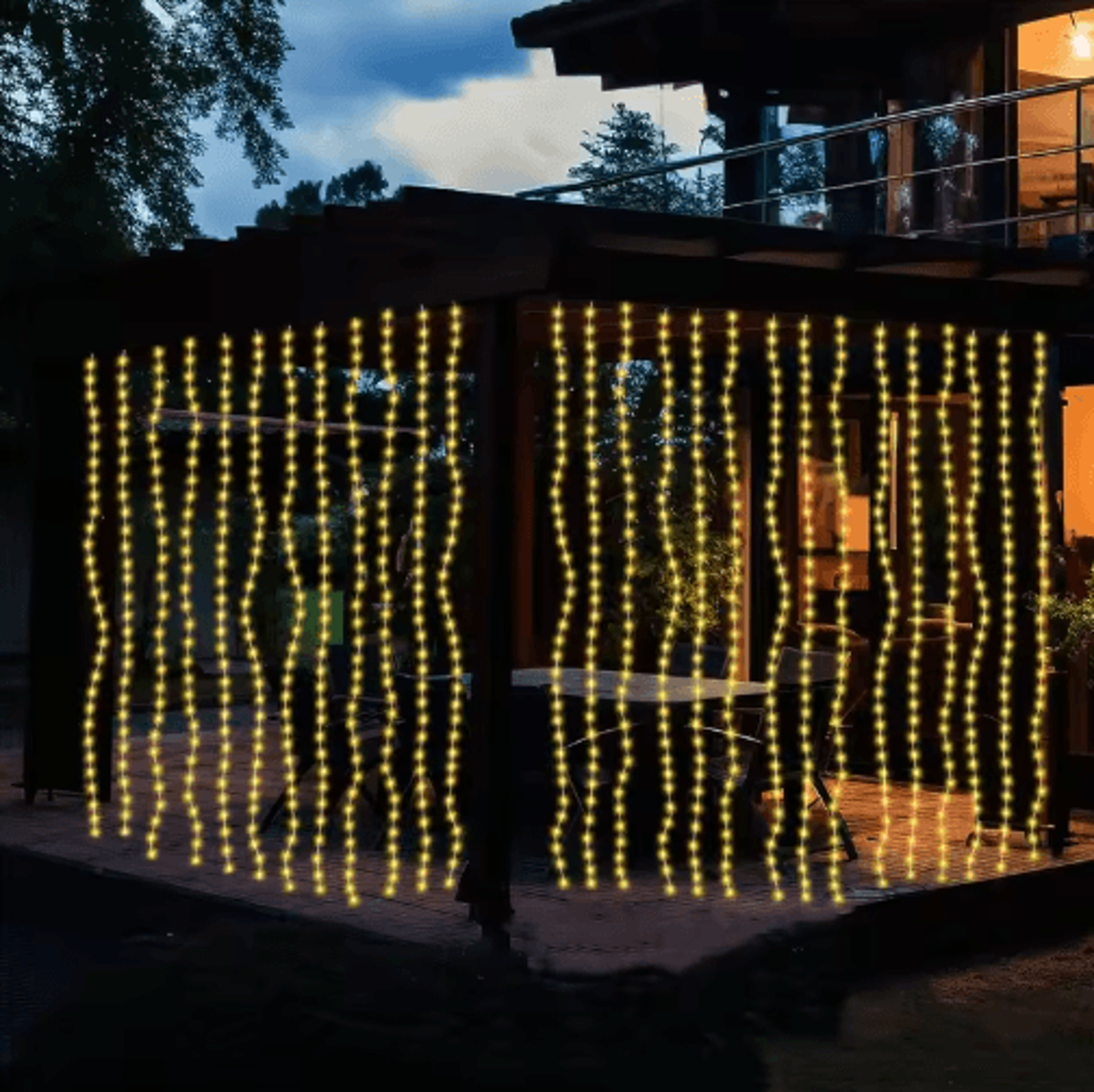 usb led curtain lights – festive wall & celebration string lighting