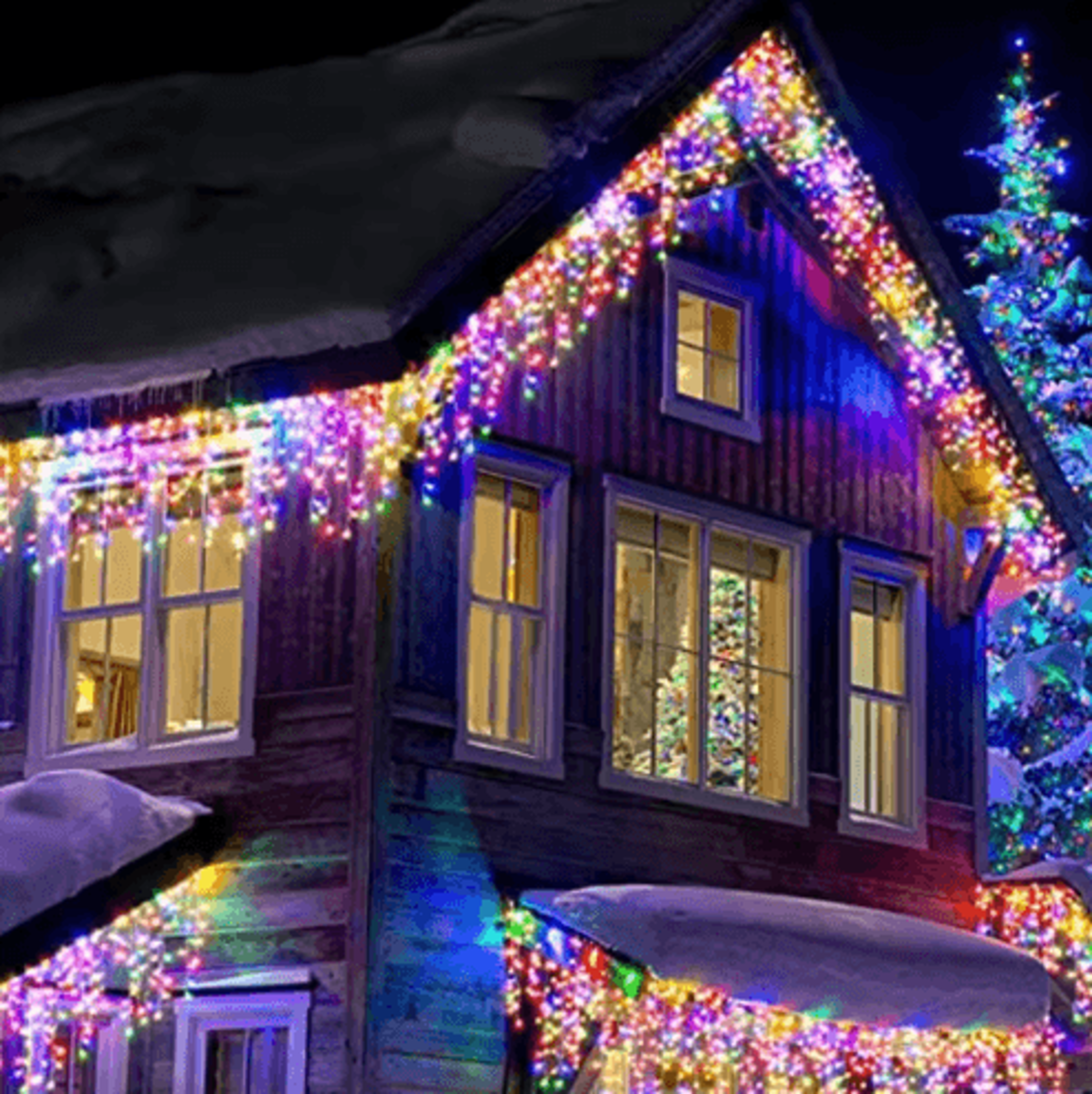 20m led icicle curtain lights – 864 led christmas & new year garland