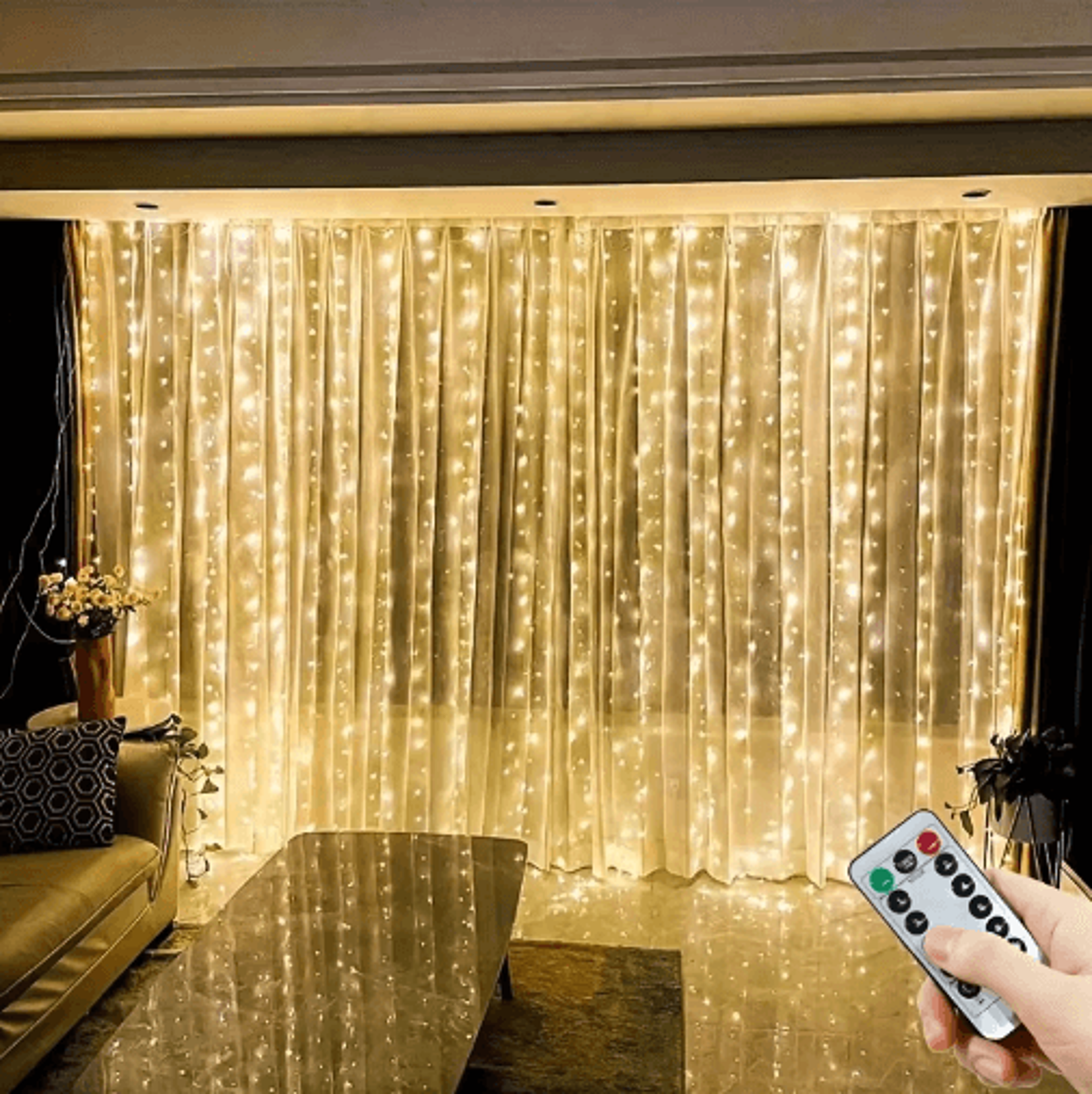 3m/6m usb led curtain lights – remote fairy garland for windows