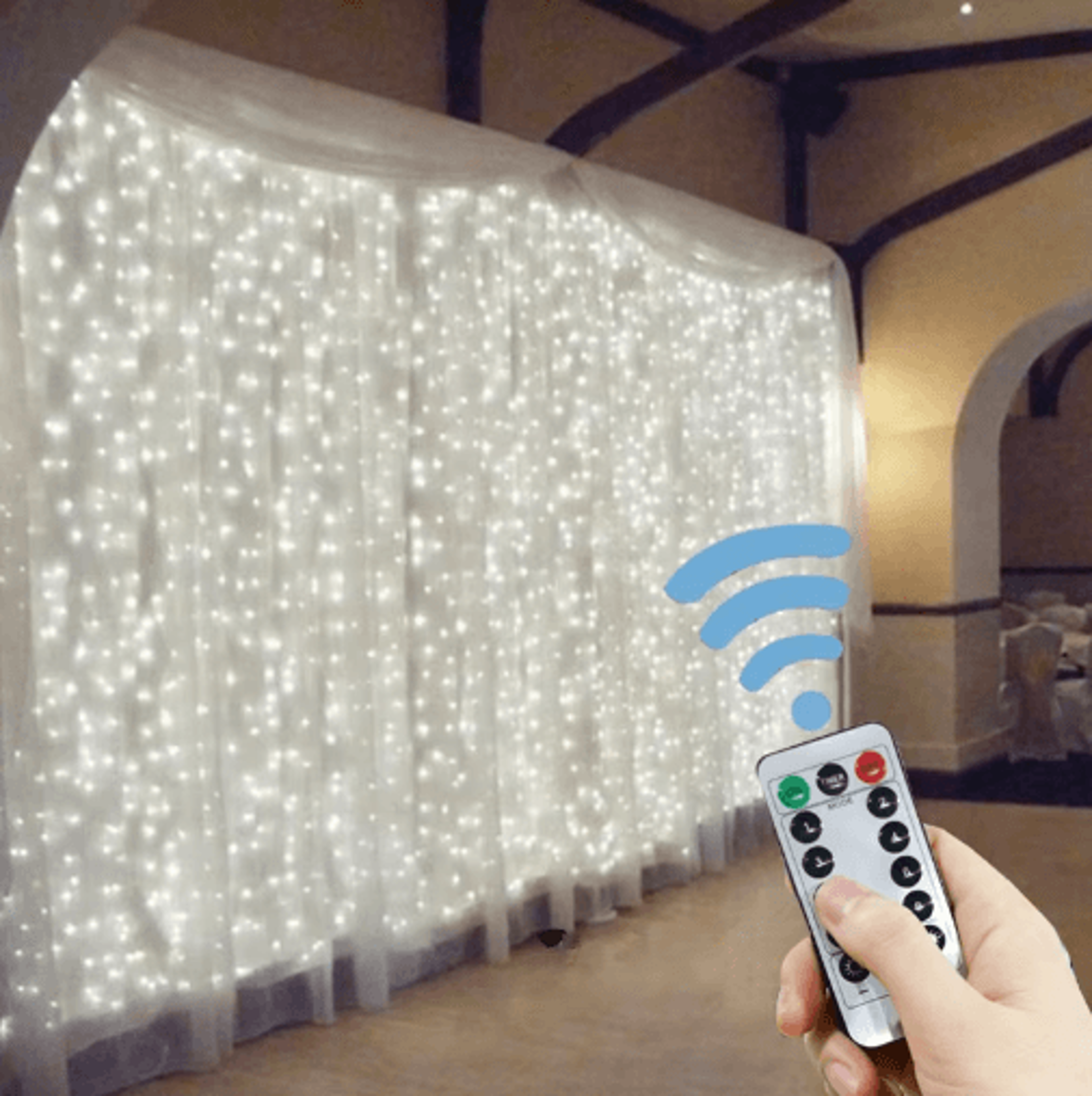 3m/4m/6m usb led curtain lights – festoon garland for christmas & weddings