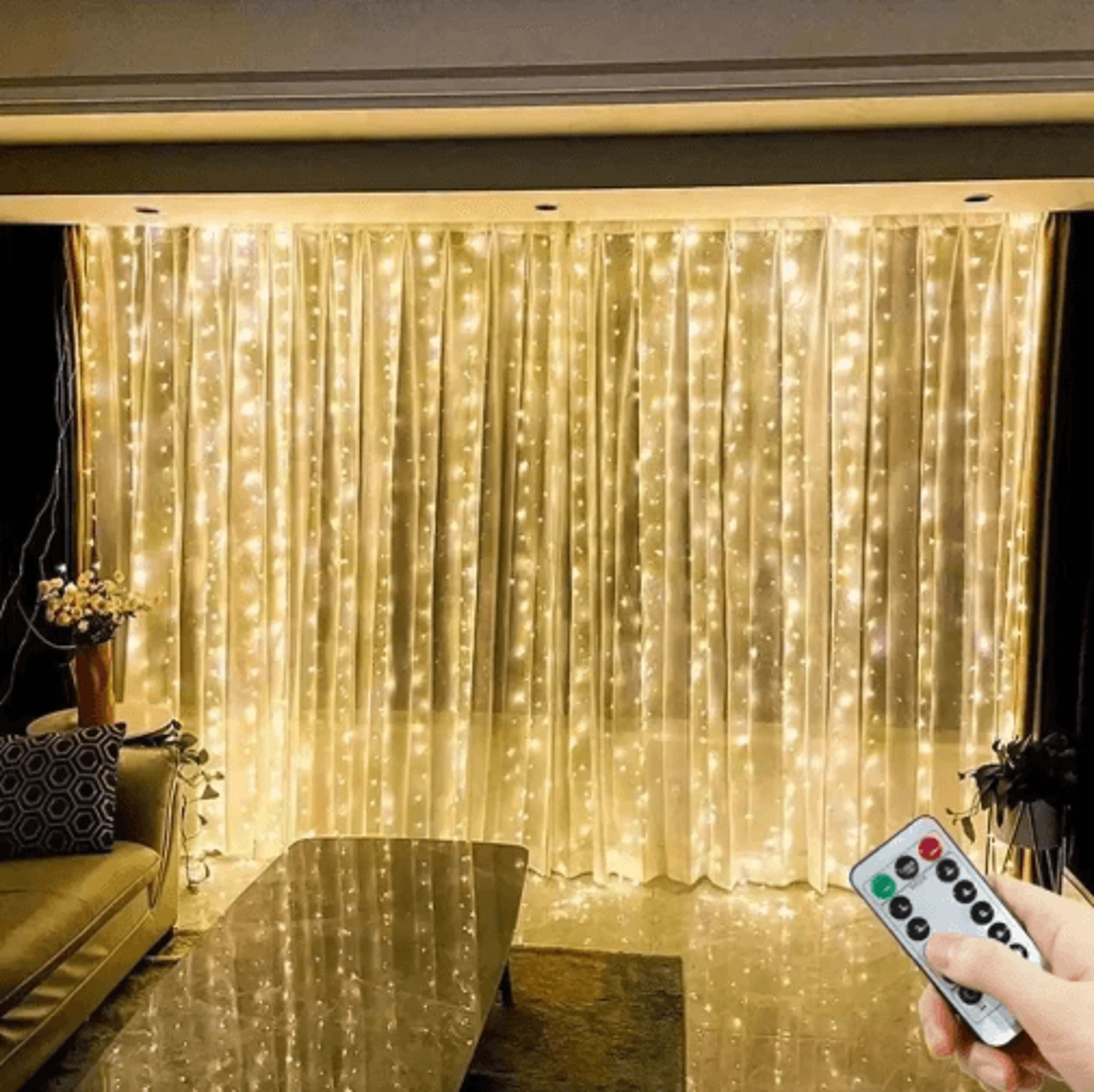 3m/6m usb led curtain lights – 8-mode fairy garland for parties & holidays