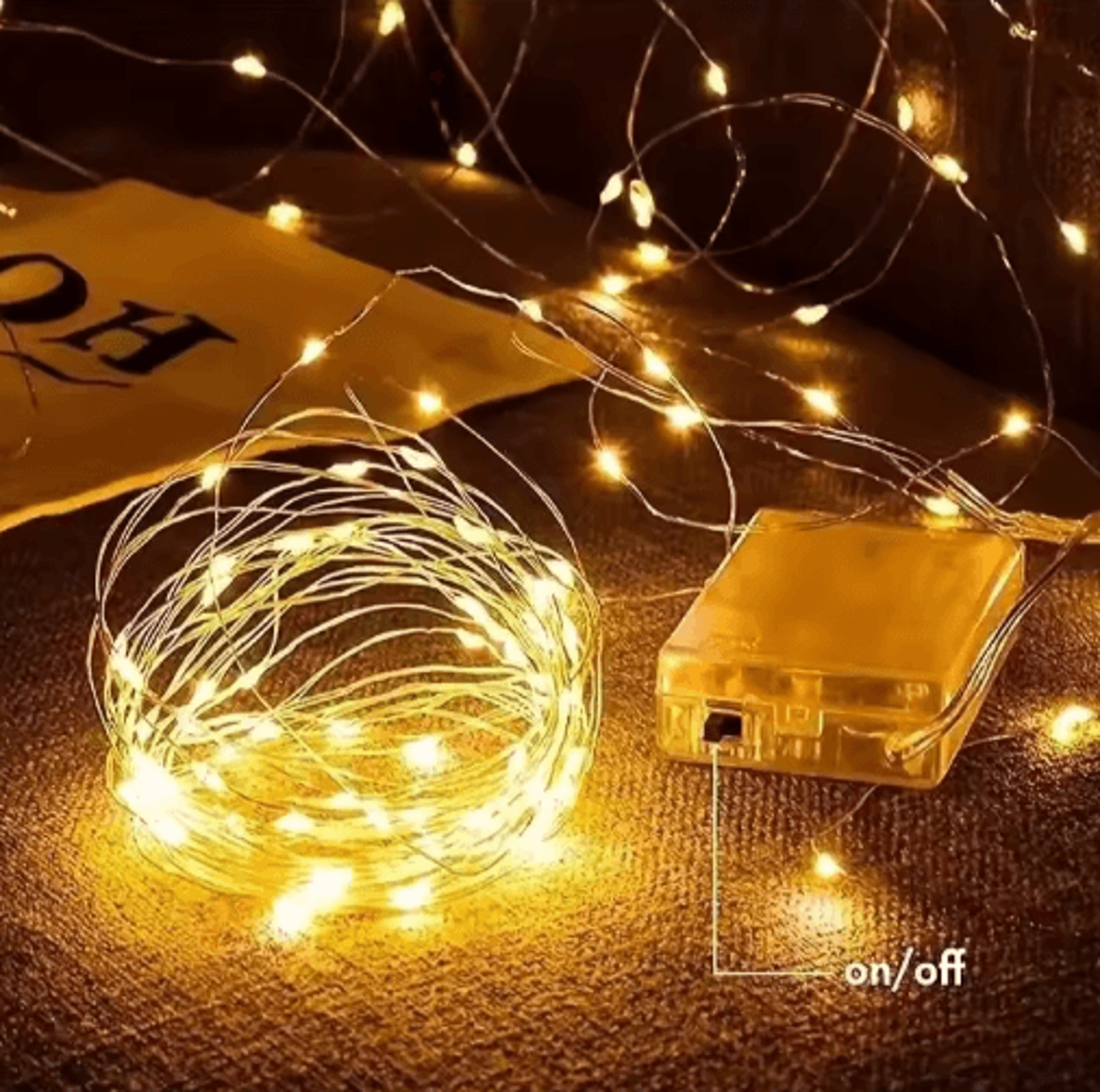 battery-powered led fairy string lights – decorative lights for home & events
