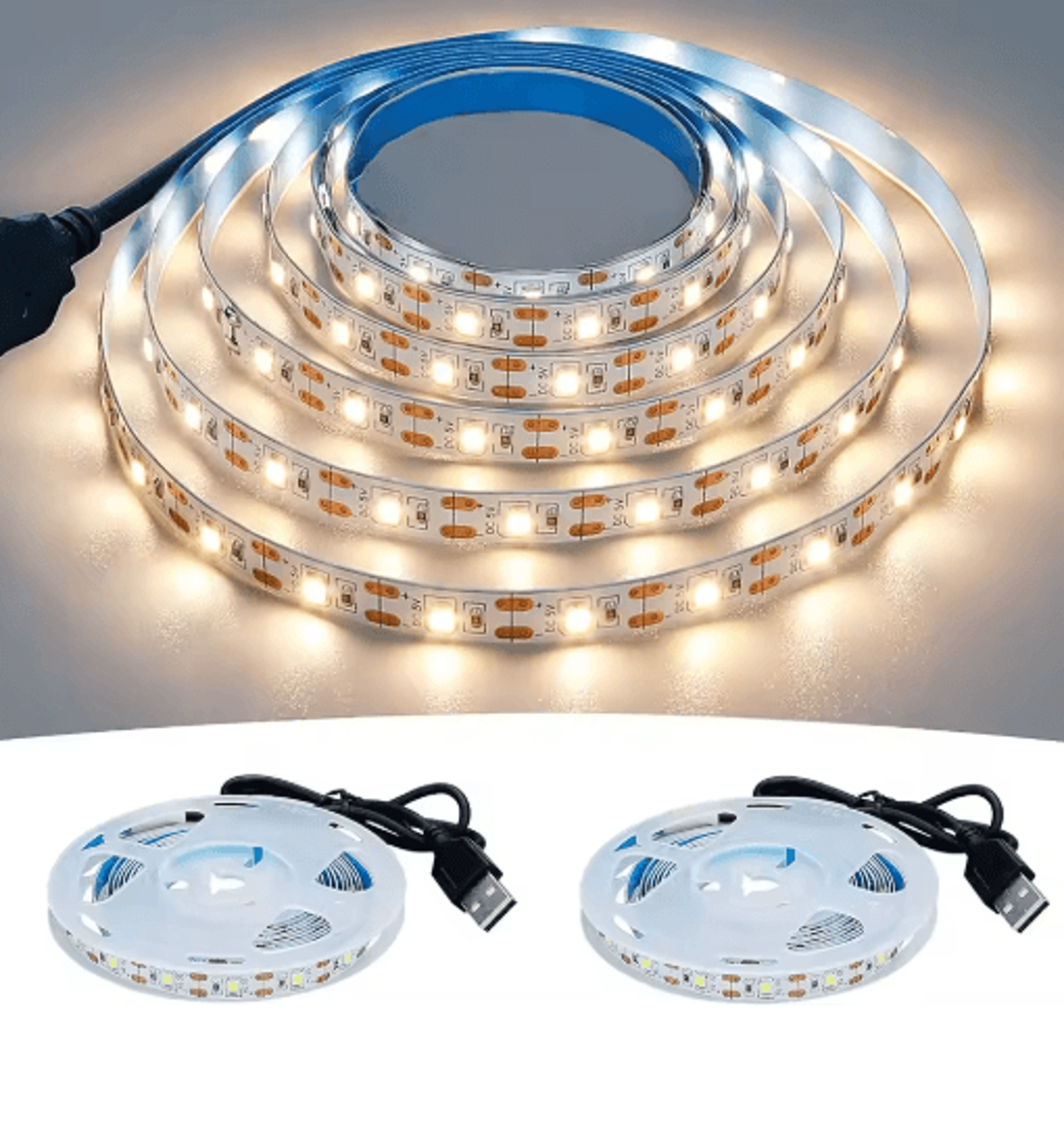 1–5m usb 2835 led strip lights – 5v tv backlight & home decor tape