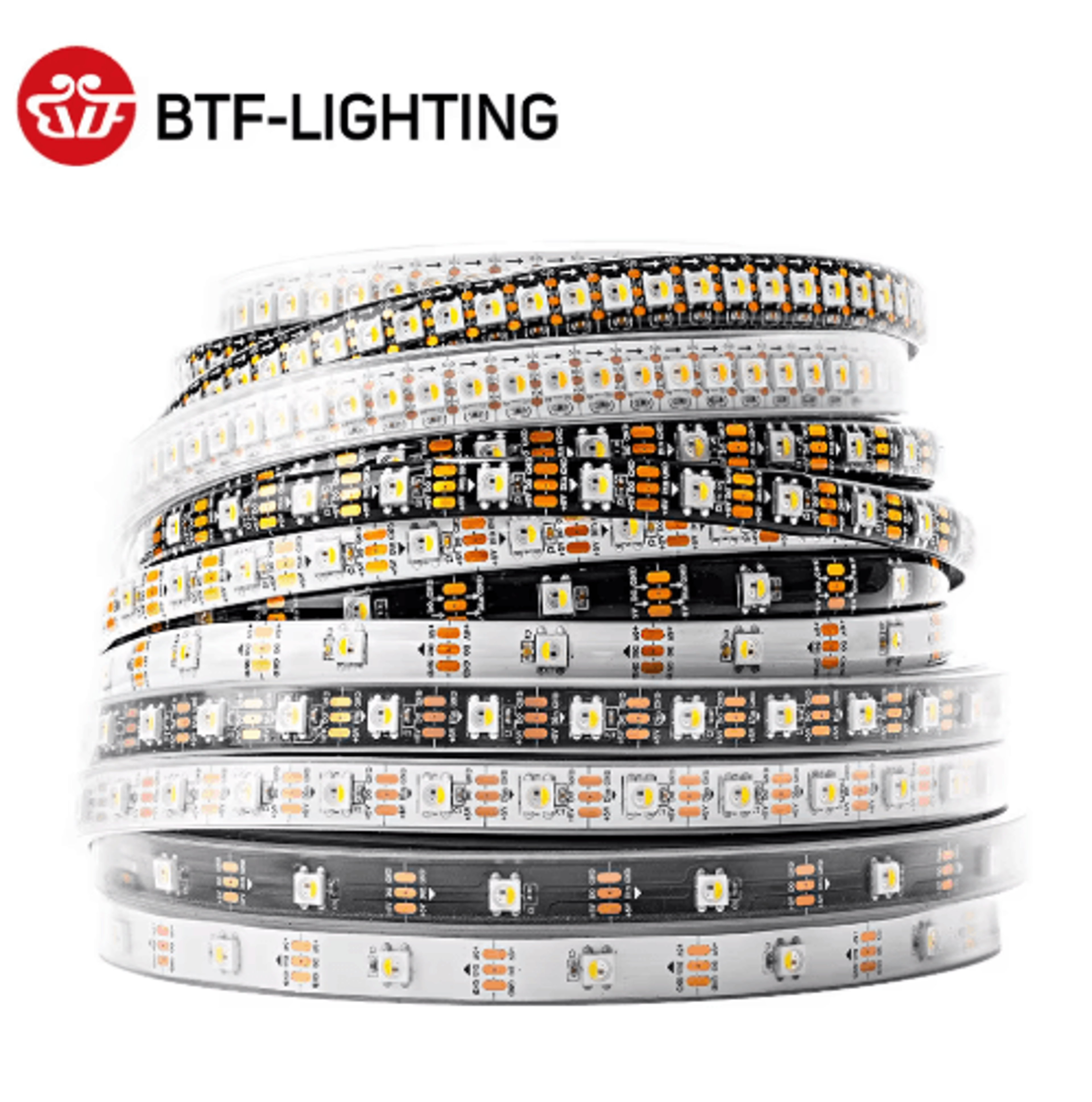 sk6812 rgbw led strip – 5v individually addressable 4-in-1 smart lighting
