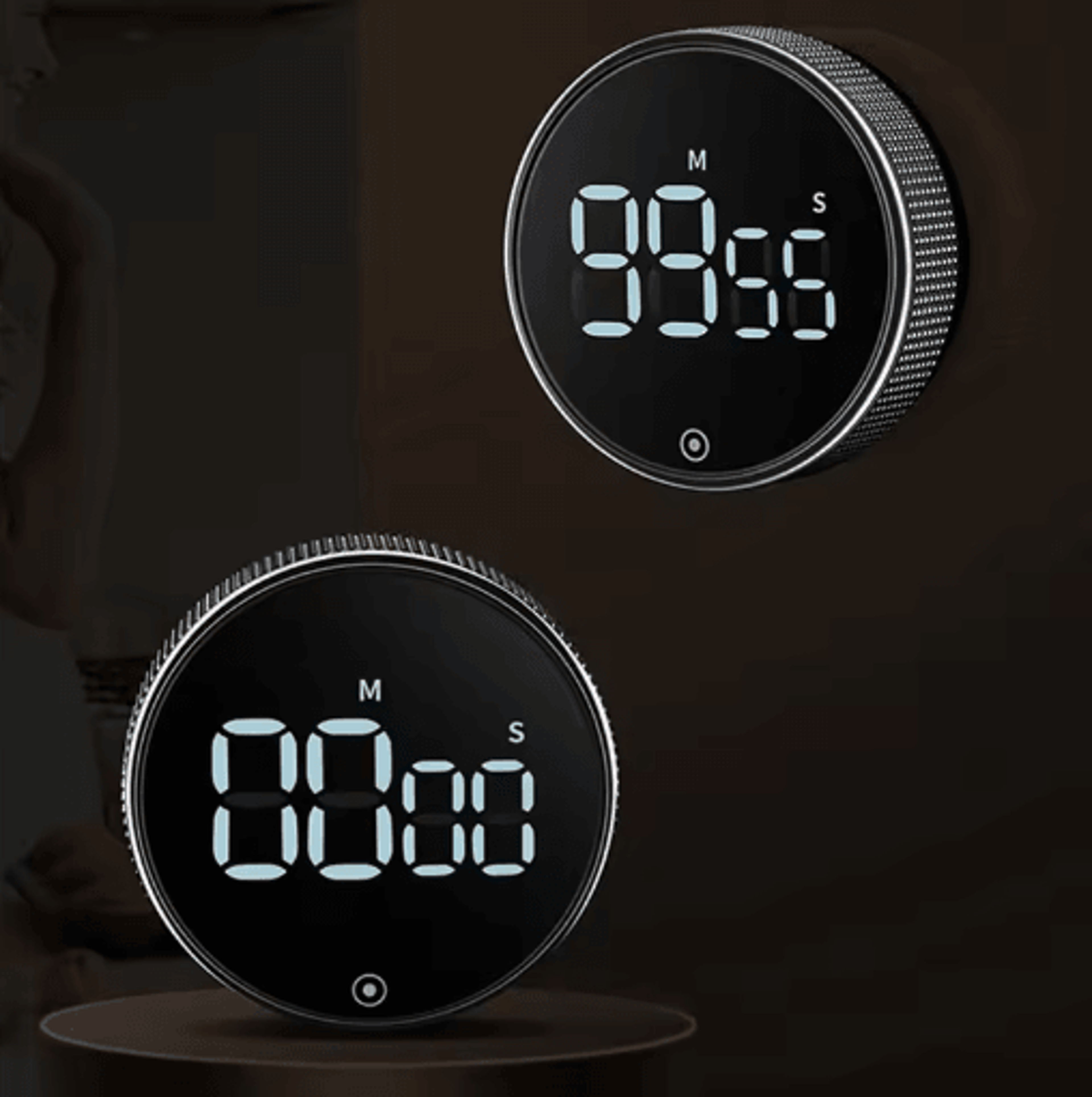 smart magnetic digital timer – visual alarm for cooking, study & daily routines