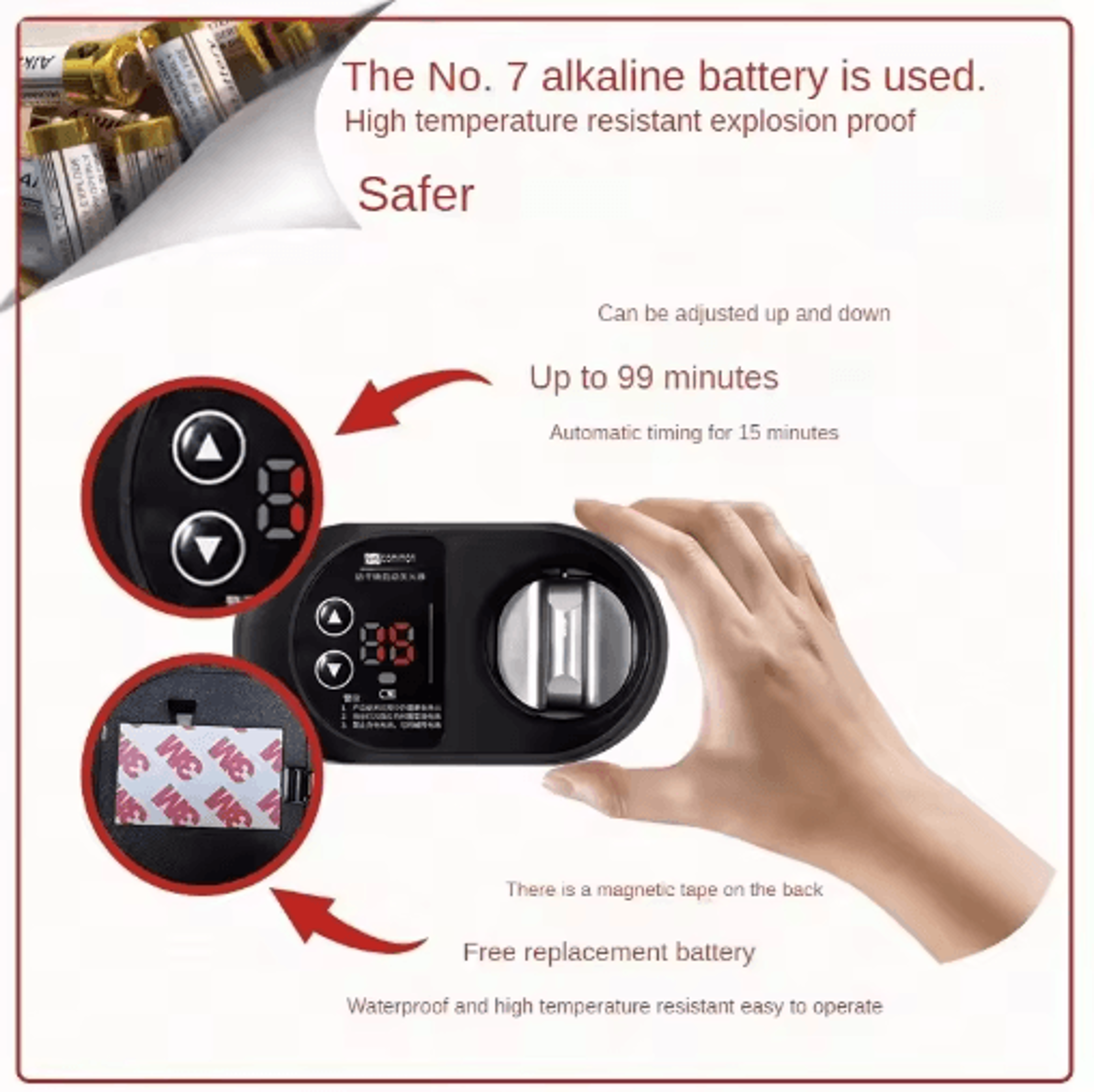 smart gas stove timer – automatic shutoff kitchen safety accessory