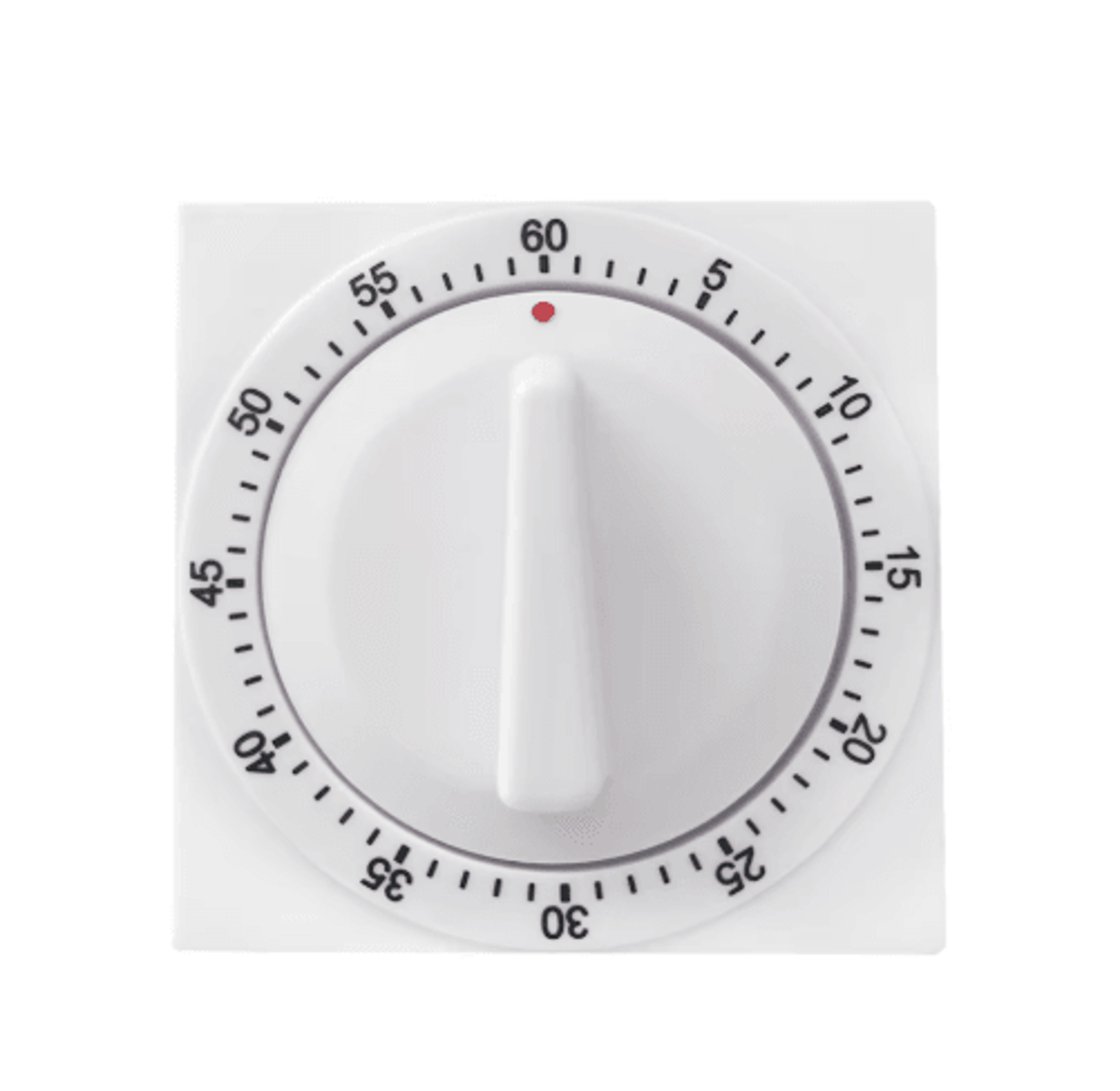 manhua t-204 60-minute kitchen timer – silent countdown & stopwatch