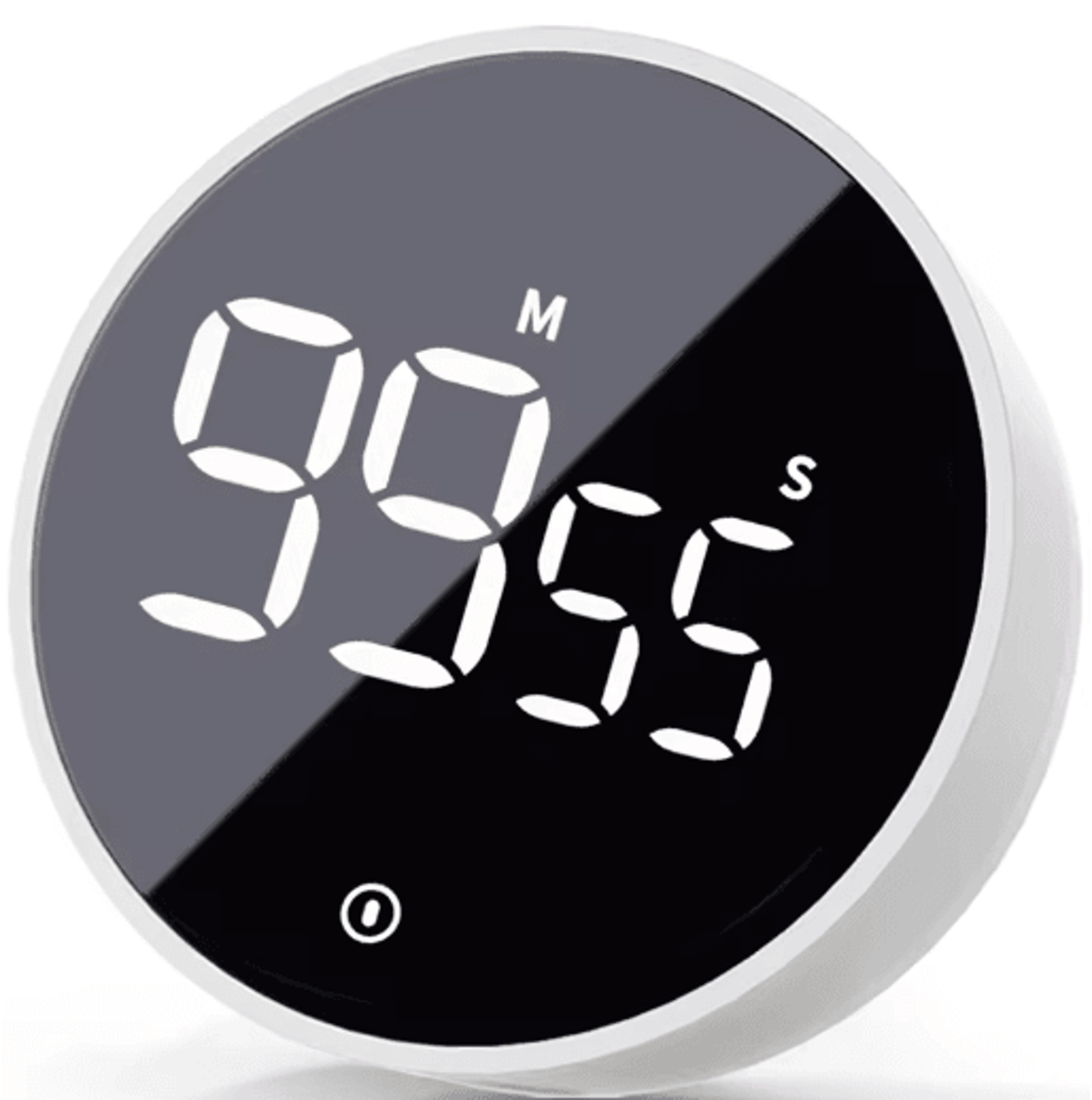 noklead magnetic rotary kitchen timer – digital countdown & stopwatch