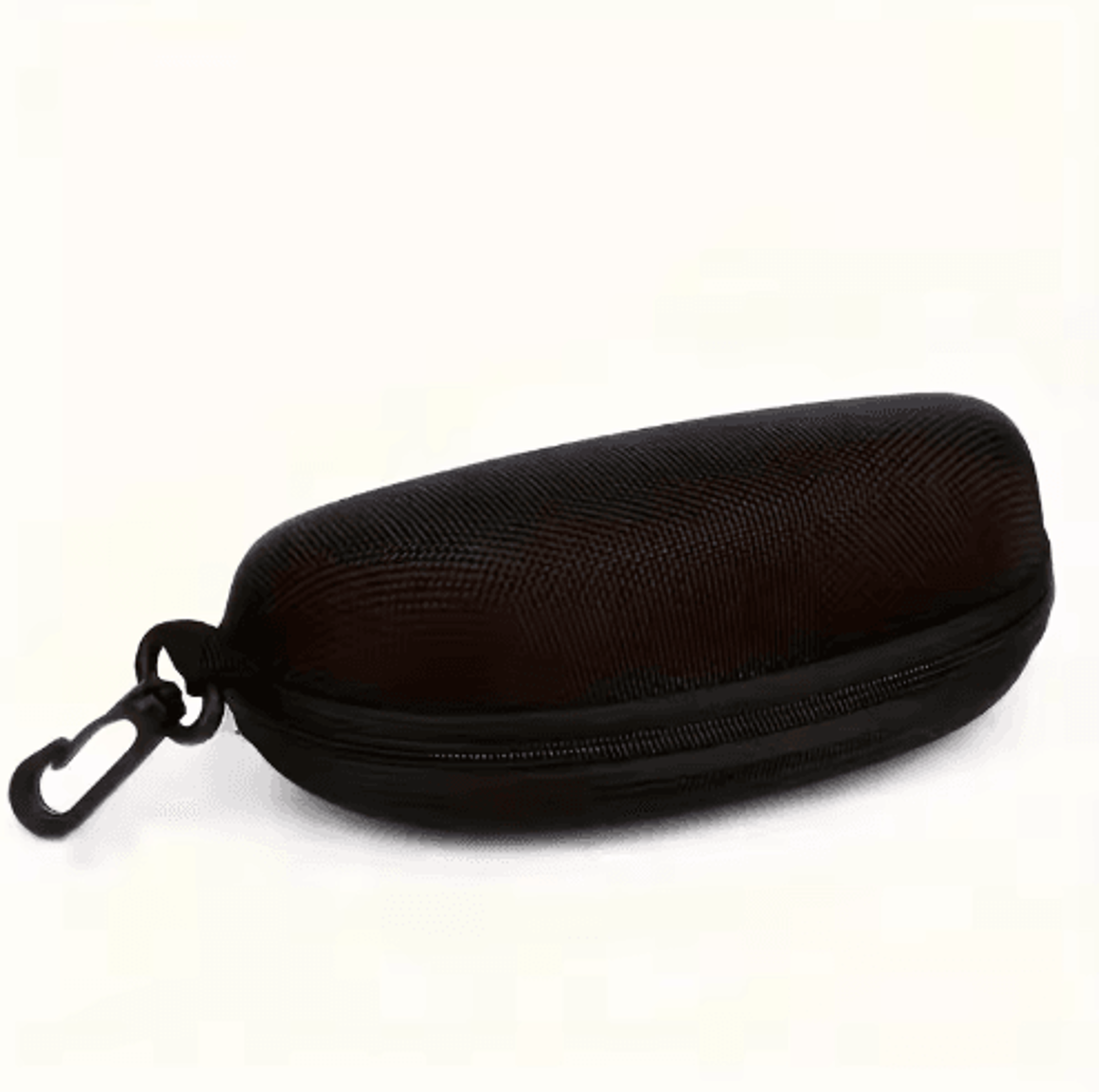 5-pack portable zipper glasses cases – travel eyewear protectors with hook