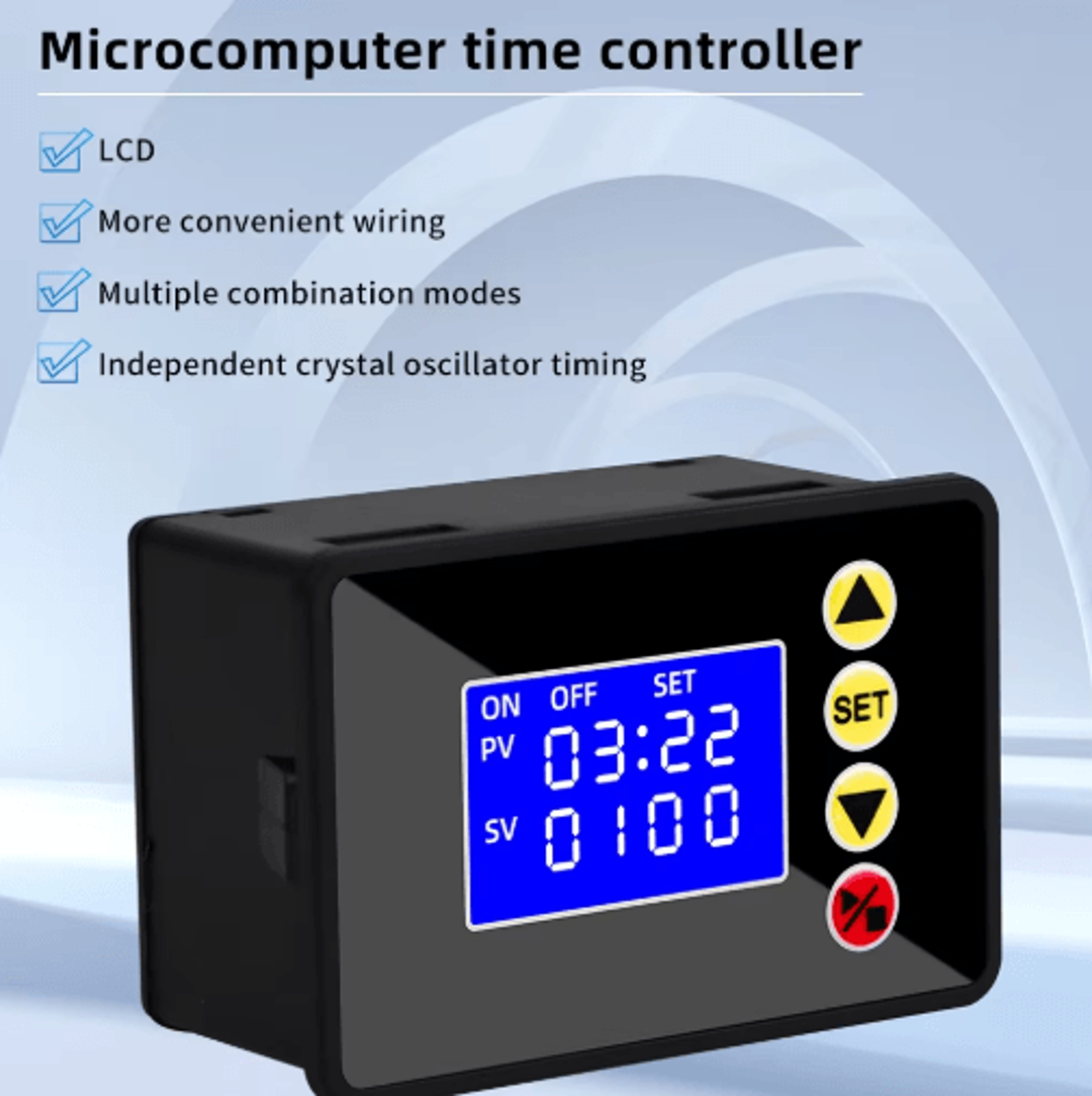 programmable digital timer relay – delay & cycle on/off controller