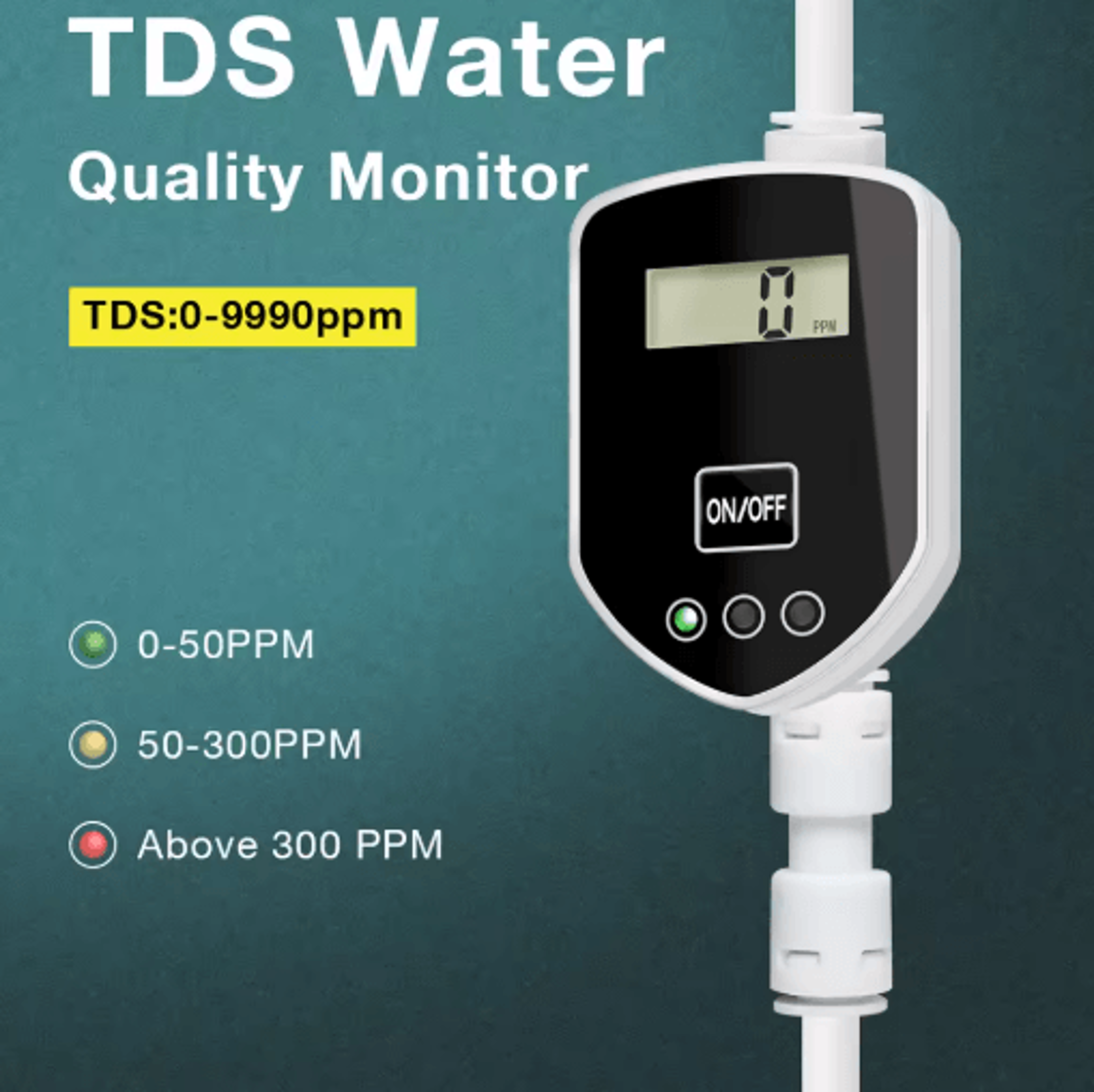 digital embedded tds meter – real-time water quality monitor