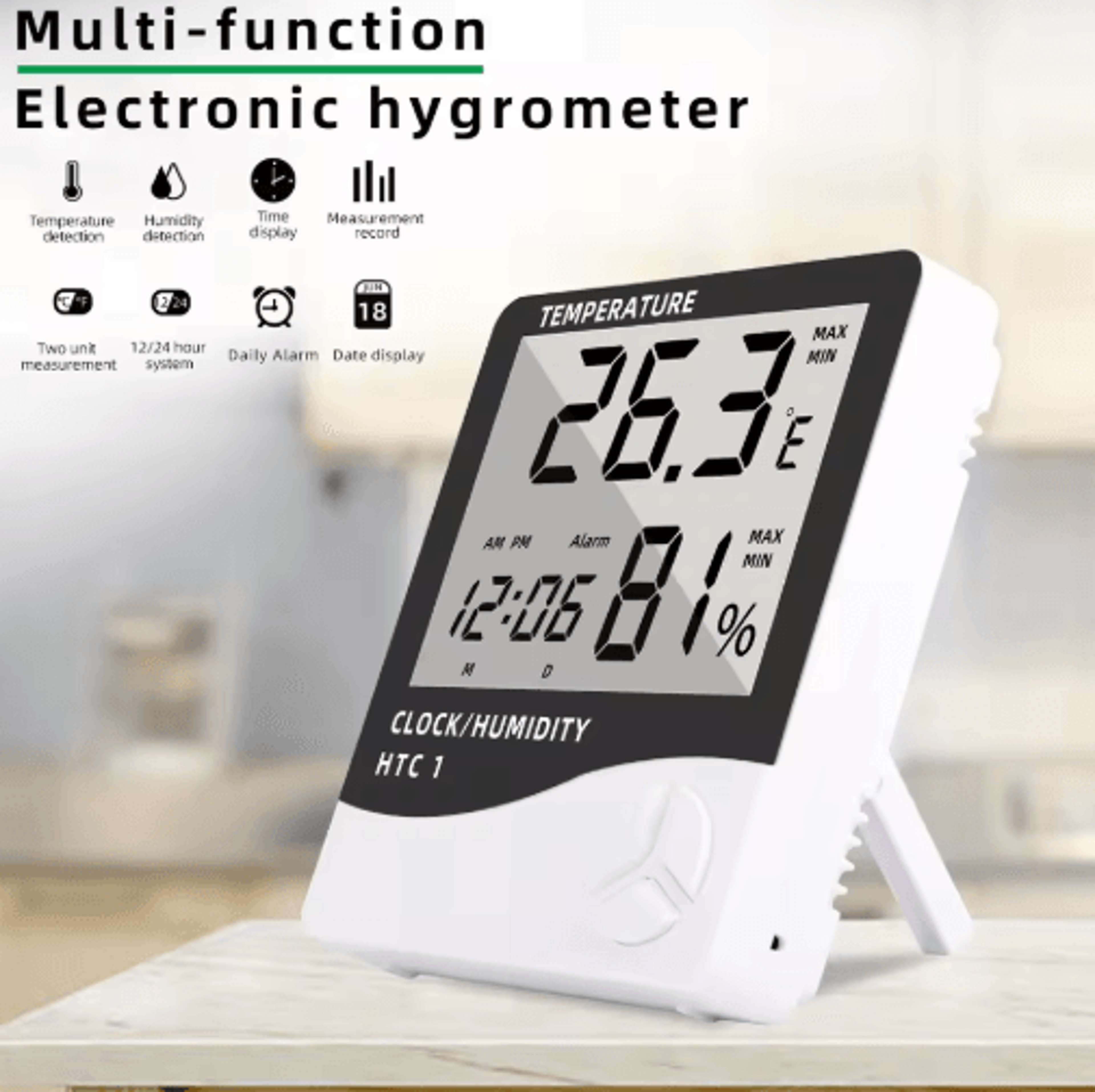htc-1/htc-2 digital thermometer hygrometer – temperature & humidity monitor