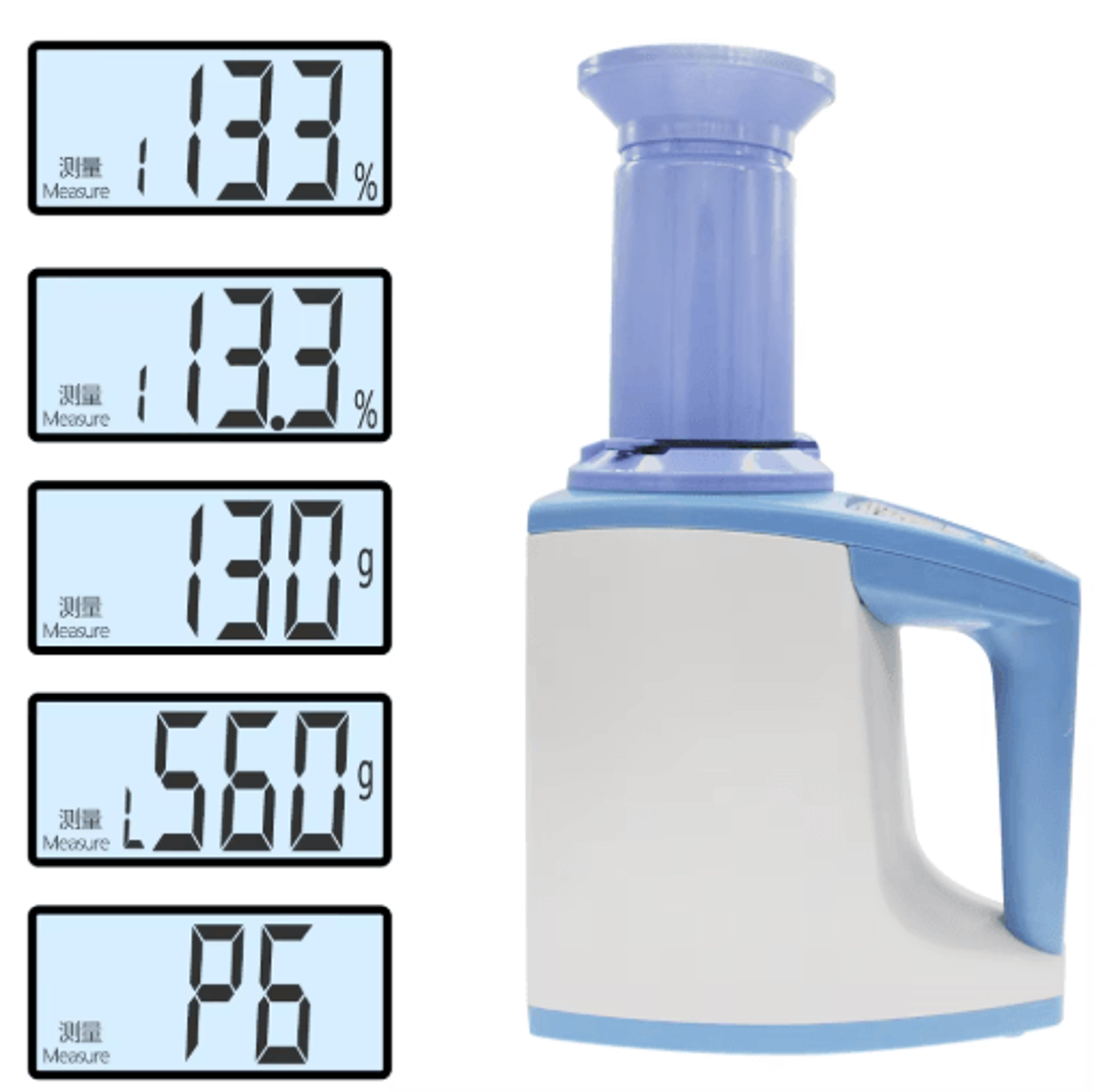 digital grain moisture meter – tester for corn, wheat, rice & beans