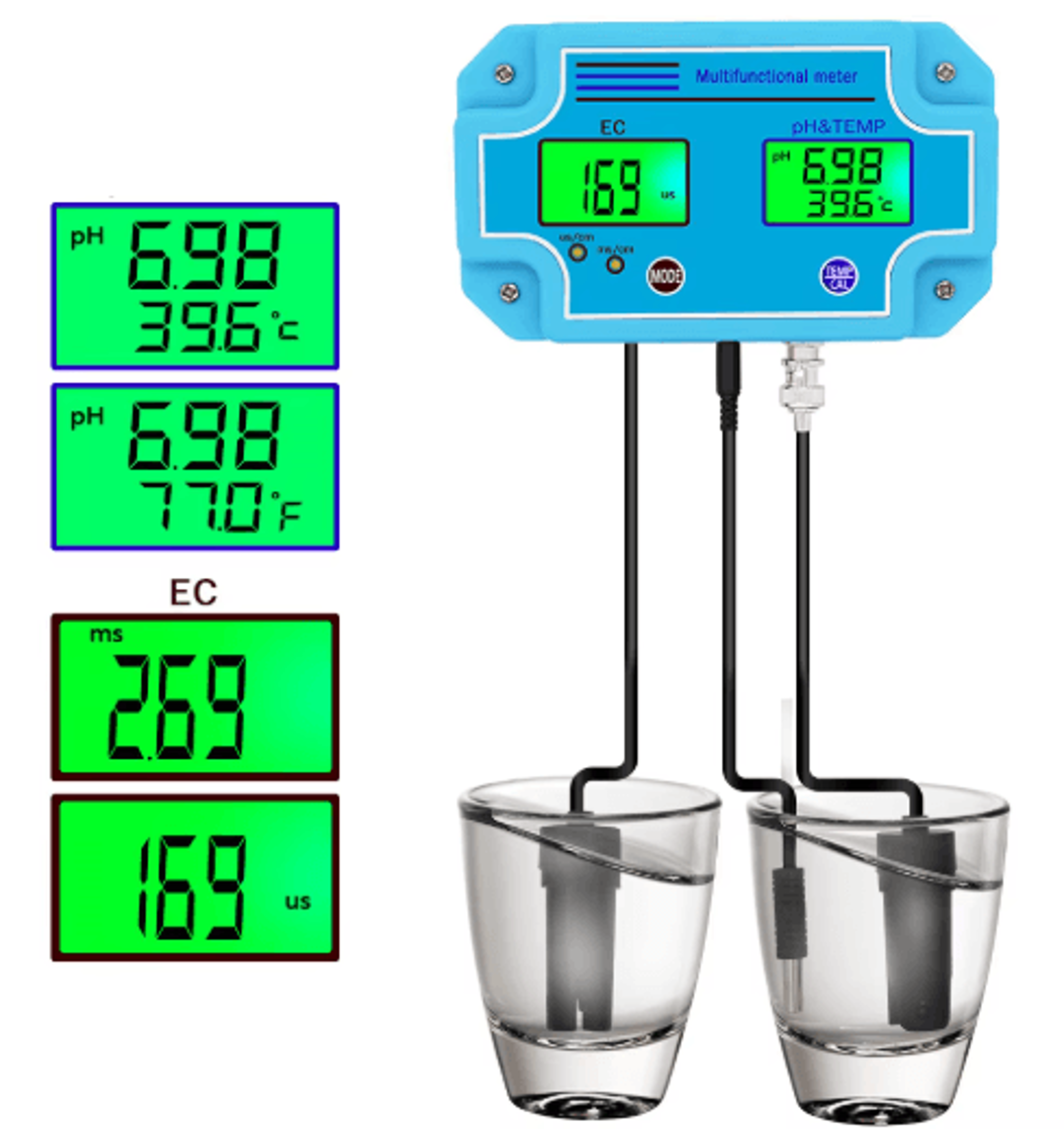 ph/ec-2981 digital ph & ec meter – 2-in-1 water quality tester