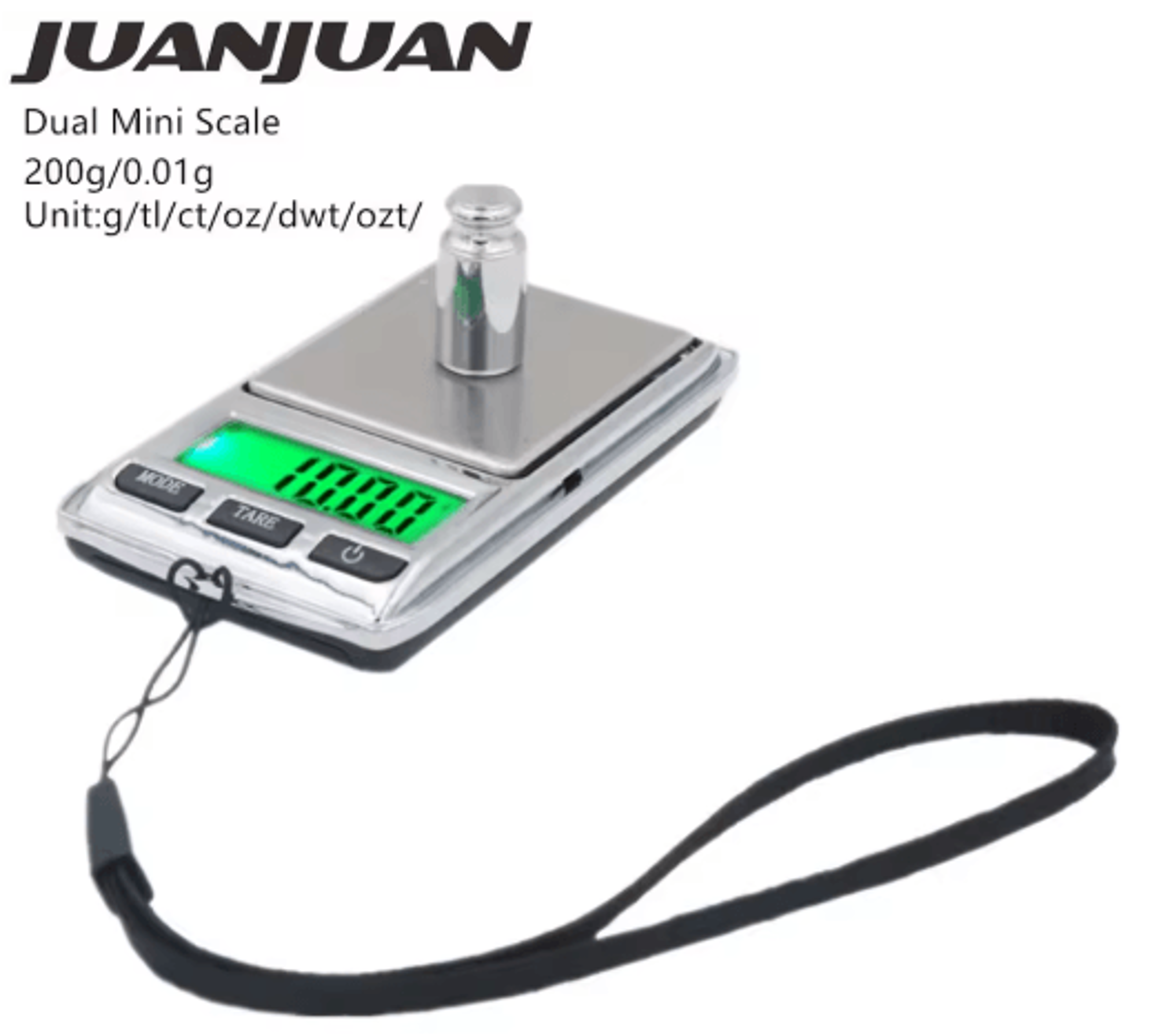 200g digital pocket scale – precision jewelry balance with hd display