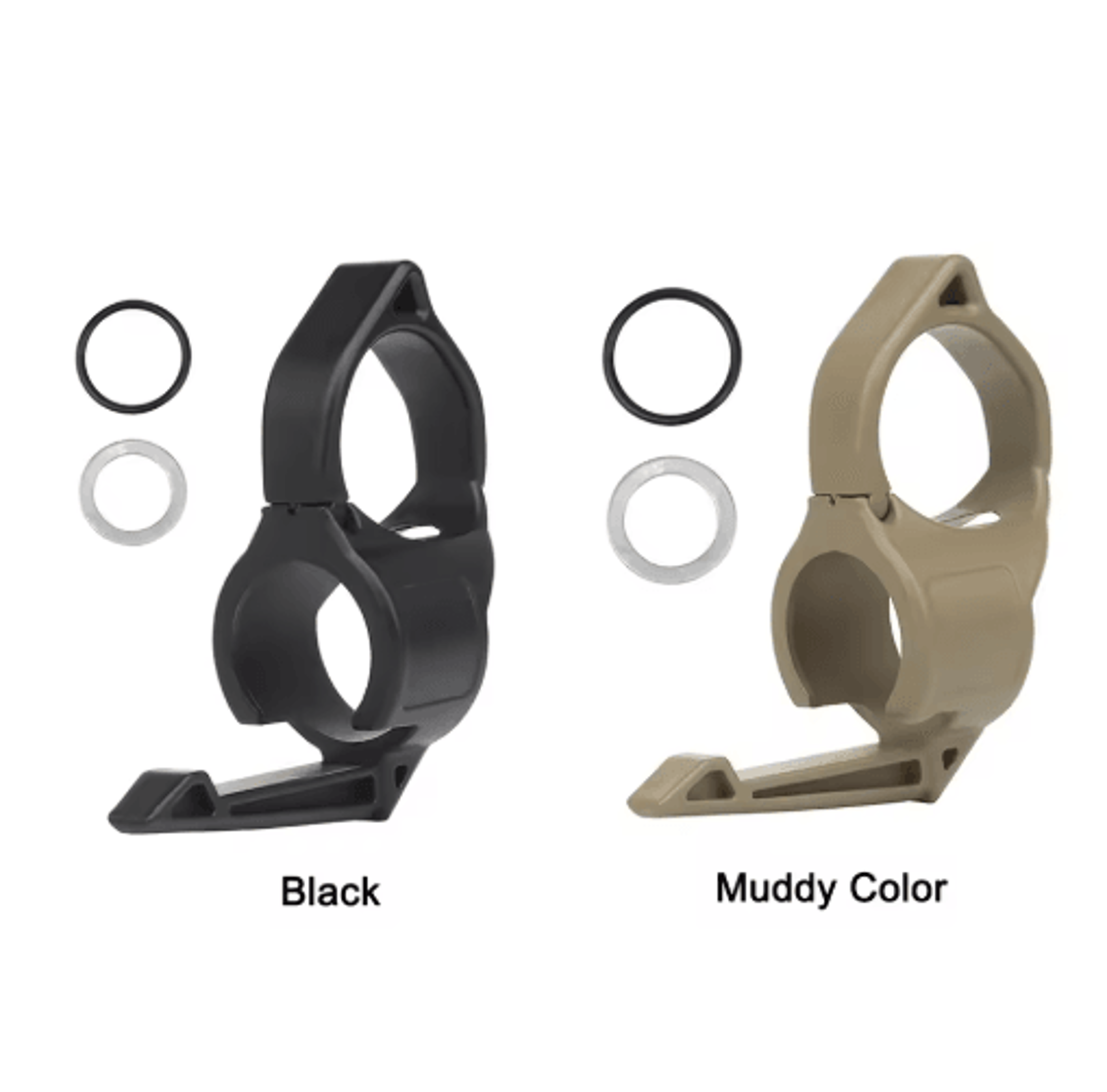 multifunction flashlight finger ring – portable pocket clip adapter