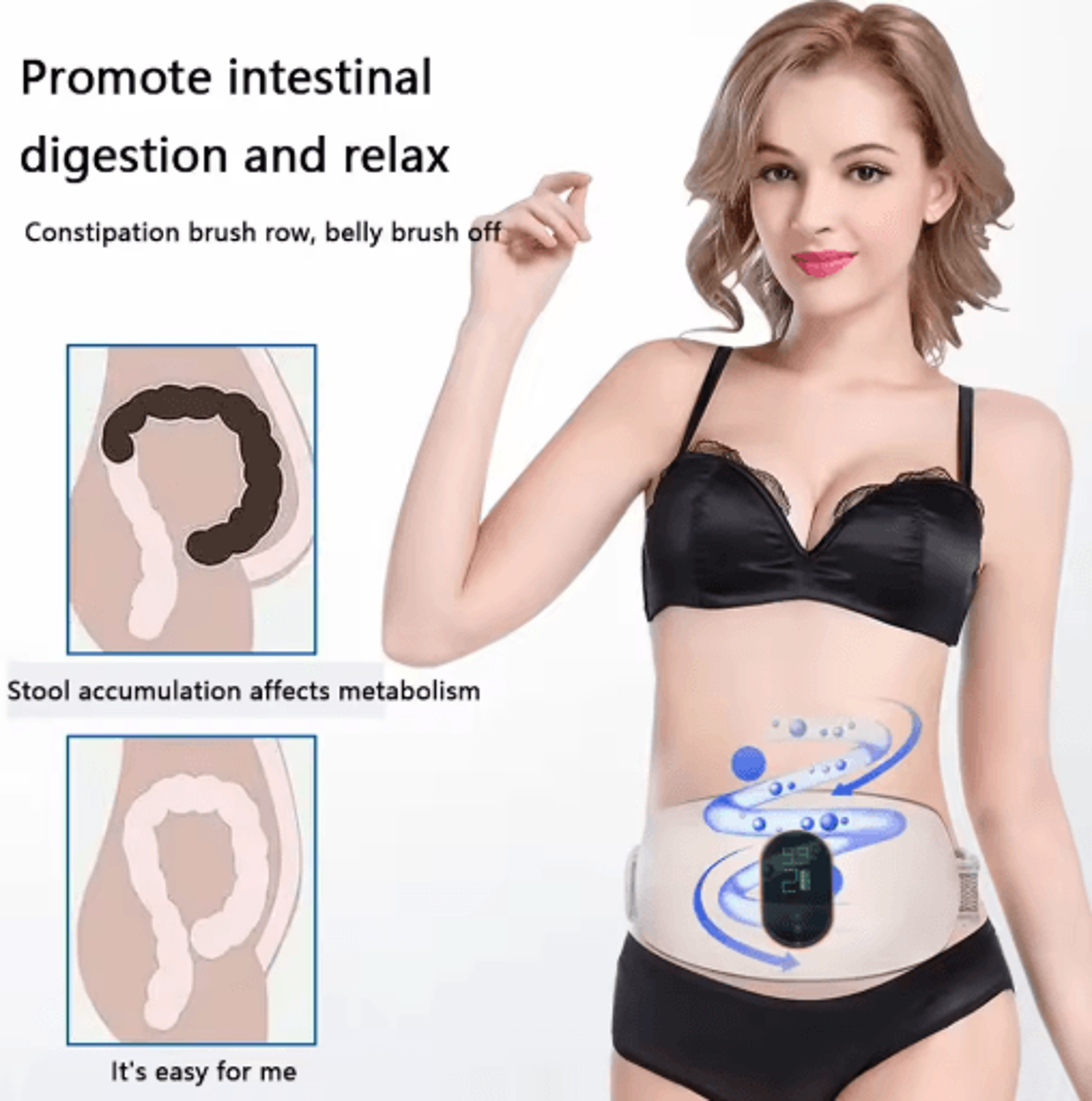 electric abdominal massager – body shaping & belly massage device