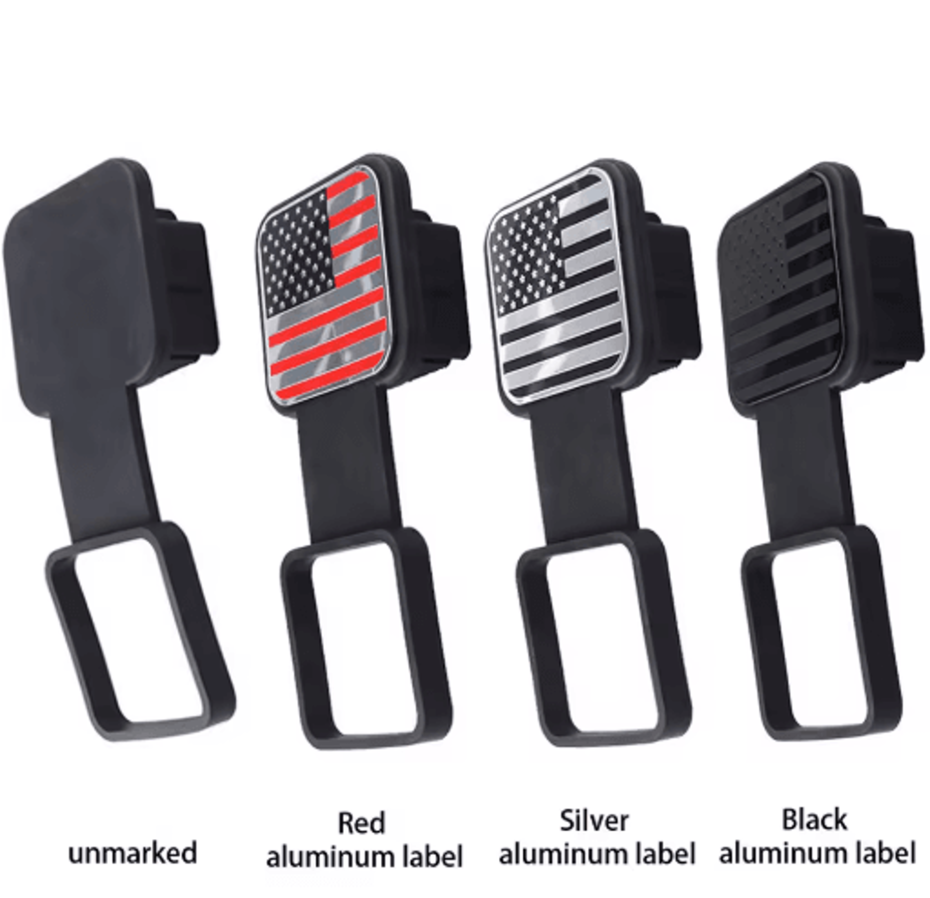 2-inch trailer hitch receiver cover – waterproof square tube protector plug