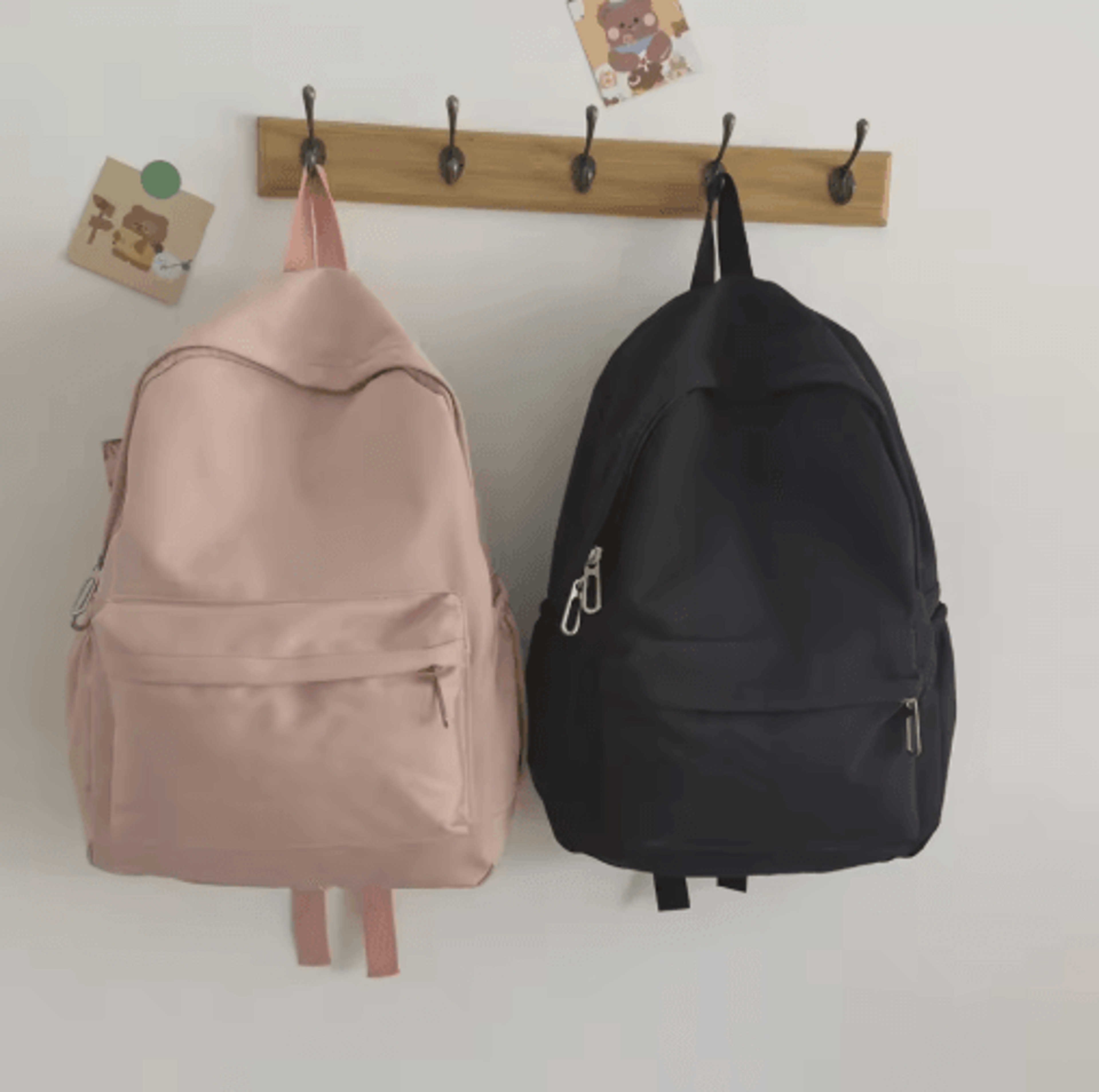 womens nylon backpack – large capacity casual school & shopping bag