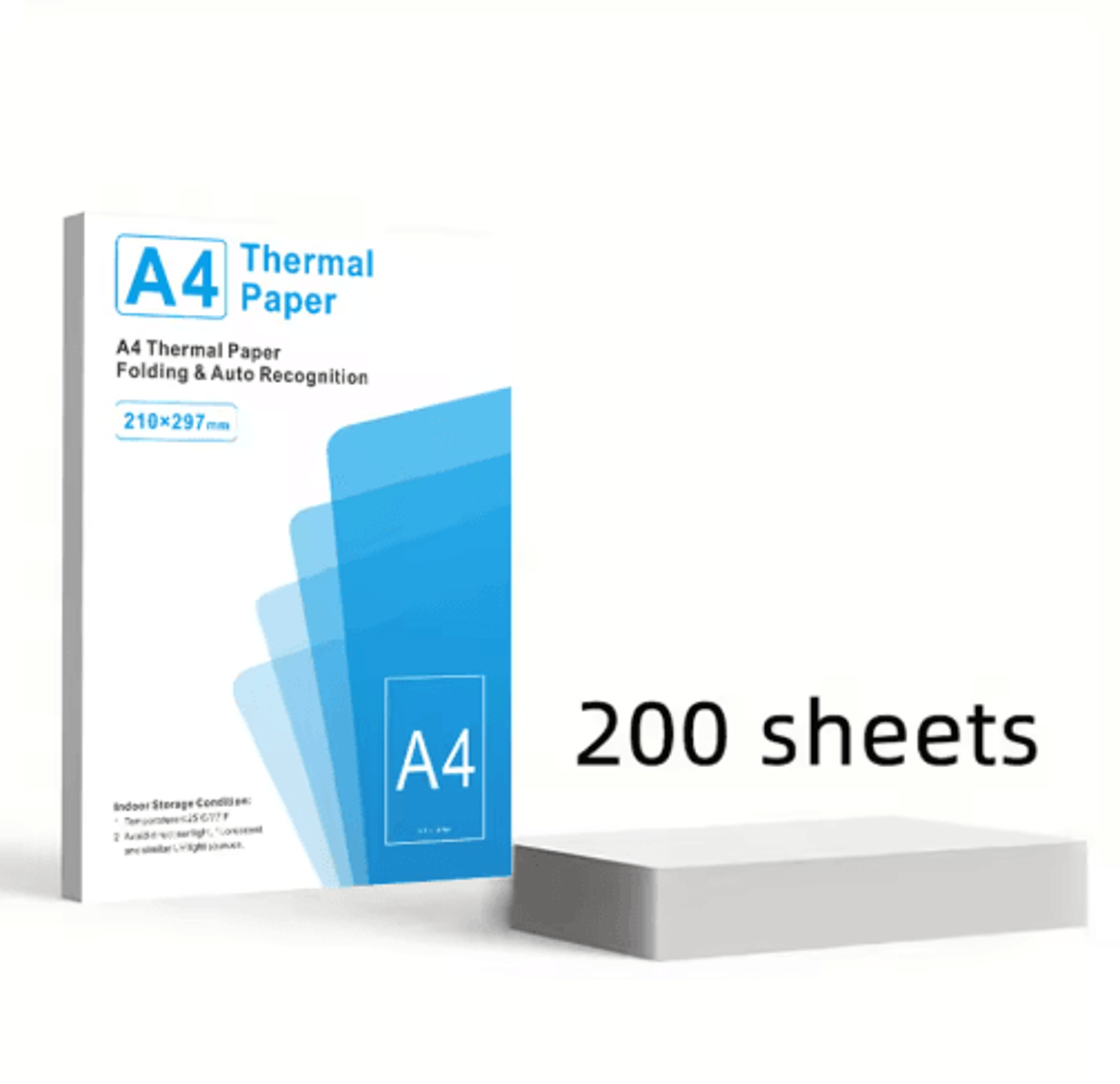 a4 continuous thermal paper – 100/200 sheet folding printer paper
