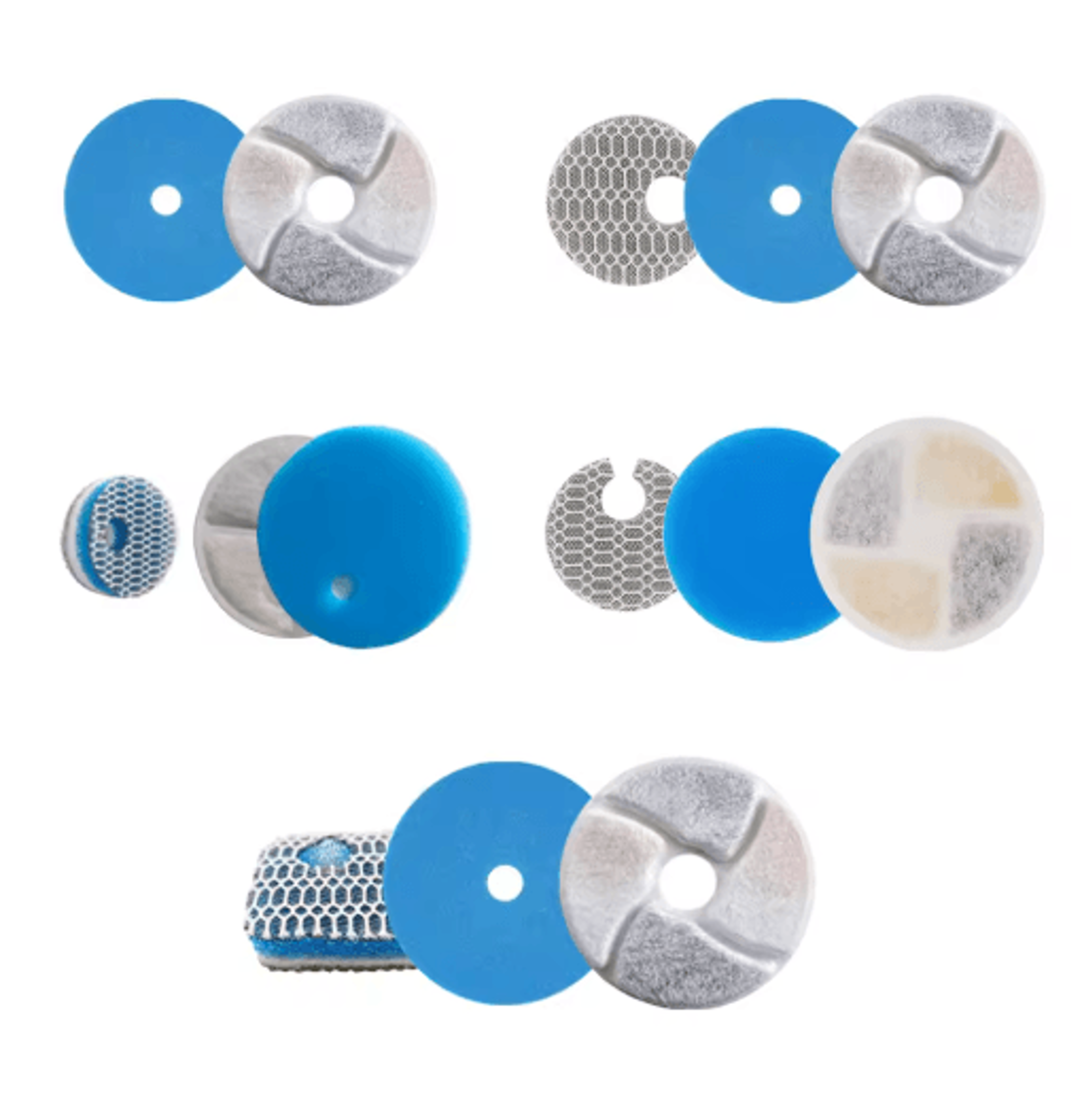 pet water fountain replacement filter – cotton sheet for cat water dispensers