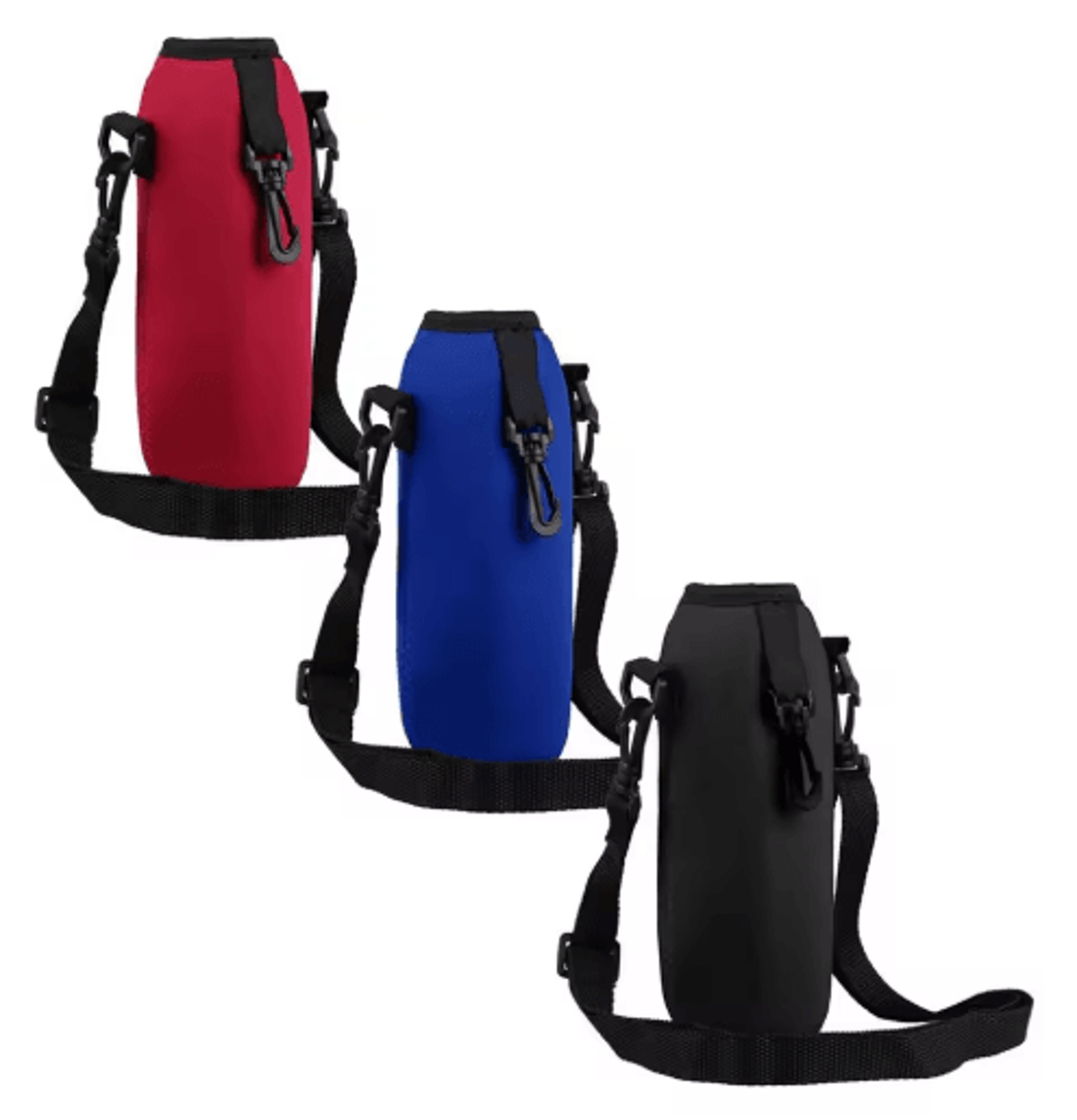 750ml neoprene water bottle holder – insulated carrier with adjustable strap