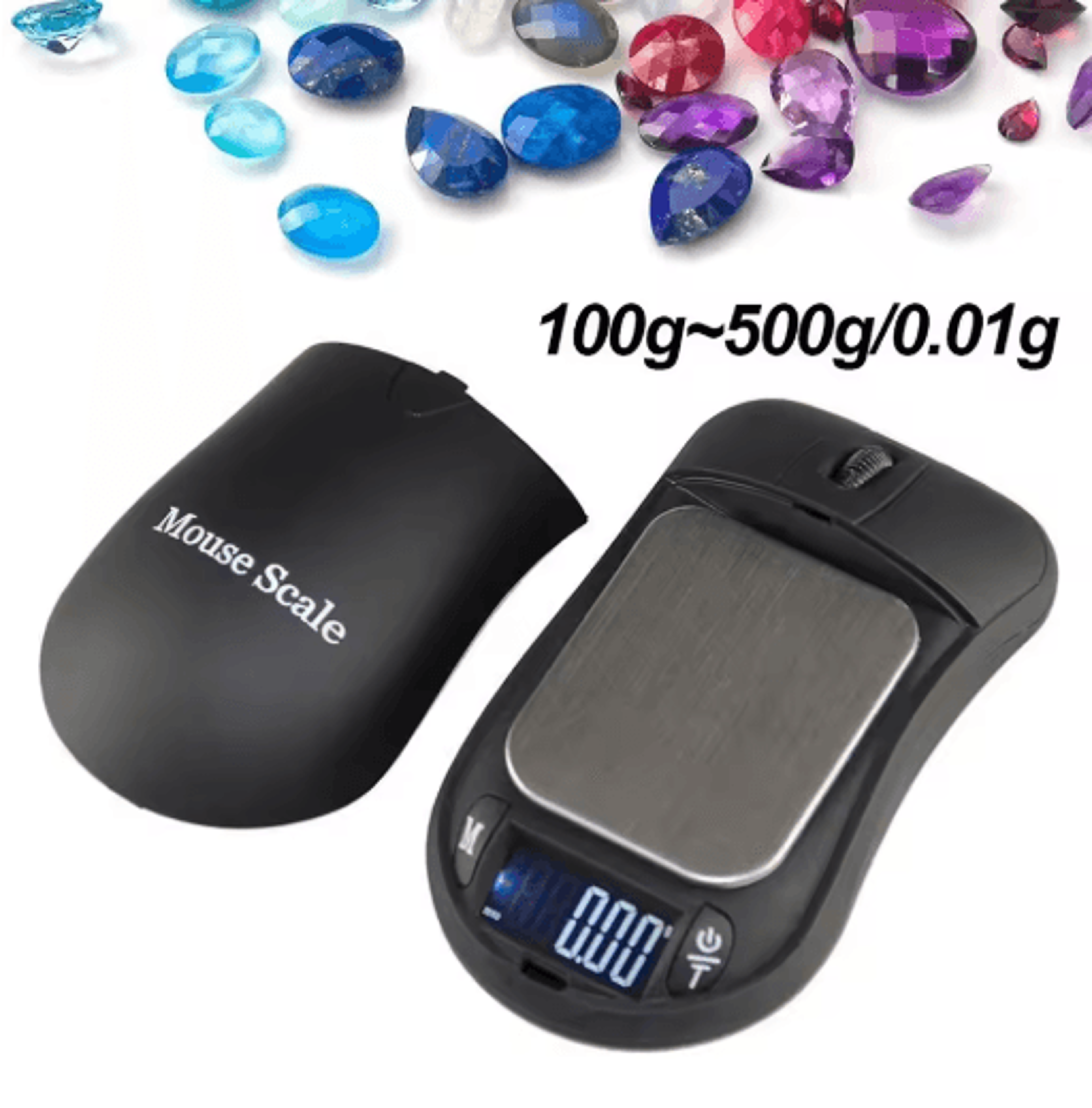 mini digital pocket scale – 0.01g jewelry weight balance