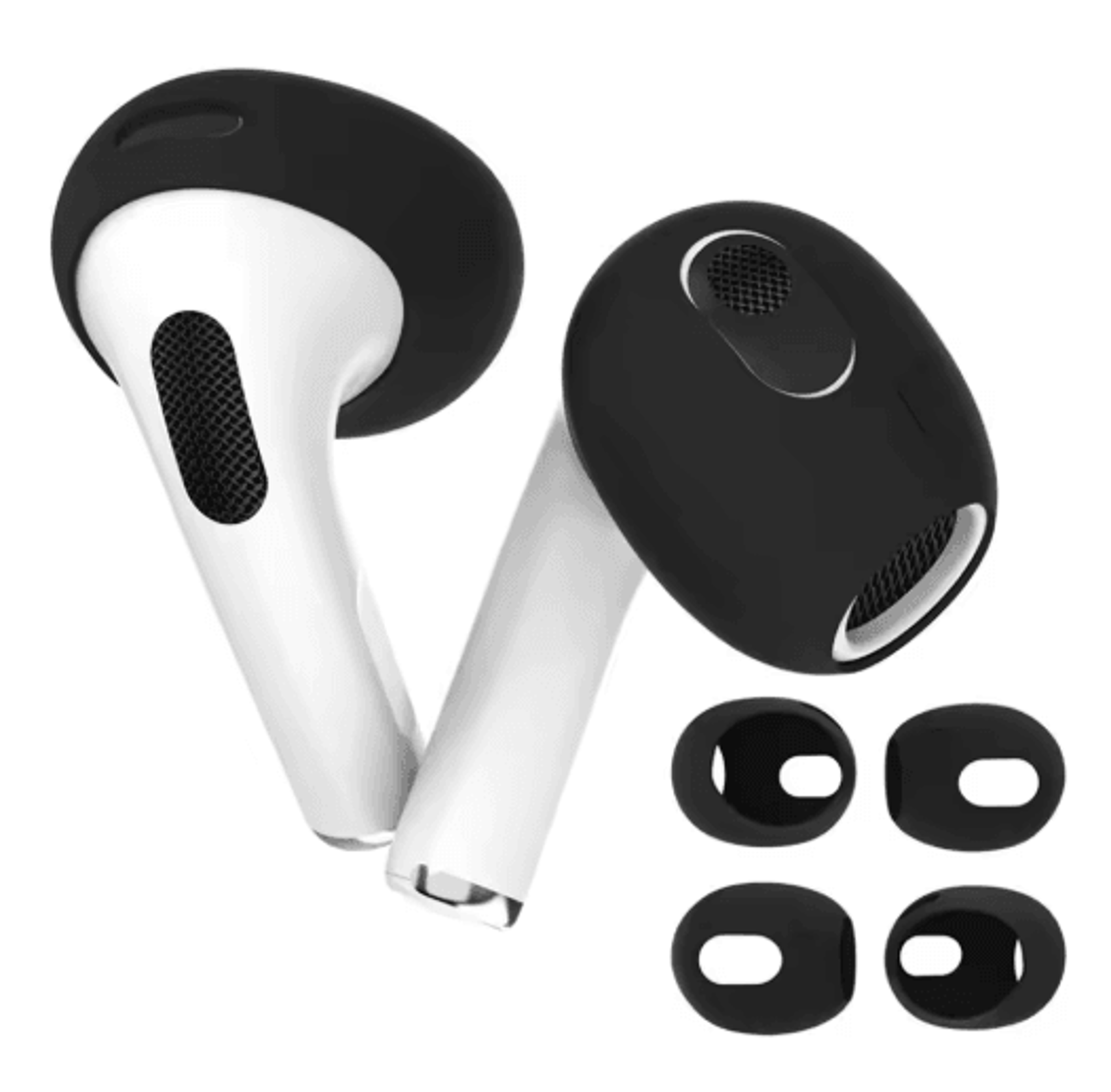 soft silicone ear covers for airpods 3 – anti-slip earbud tips