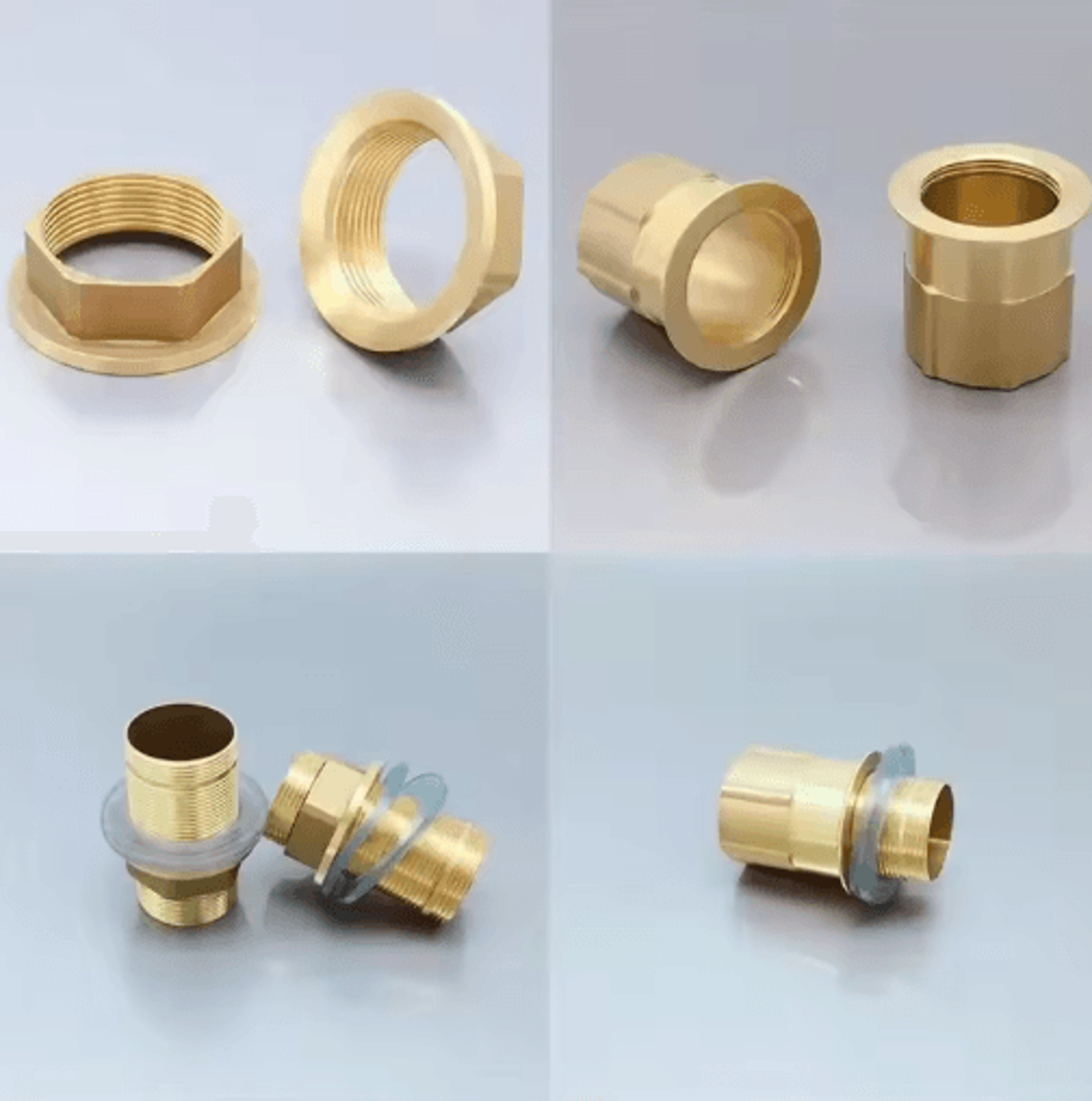 copper faucet mounting nut – sink tap base fixing connector