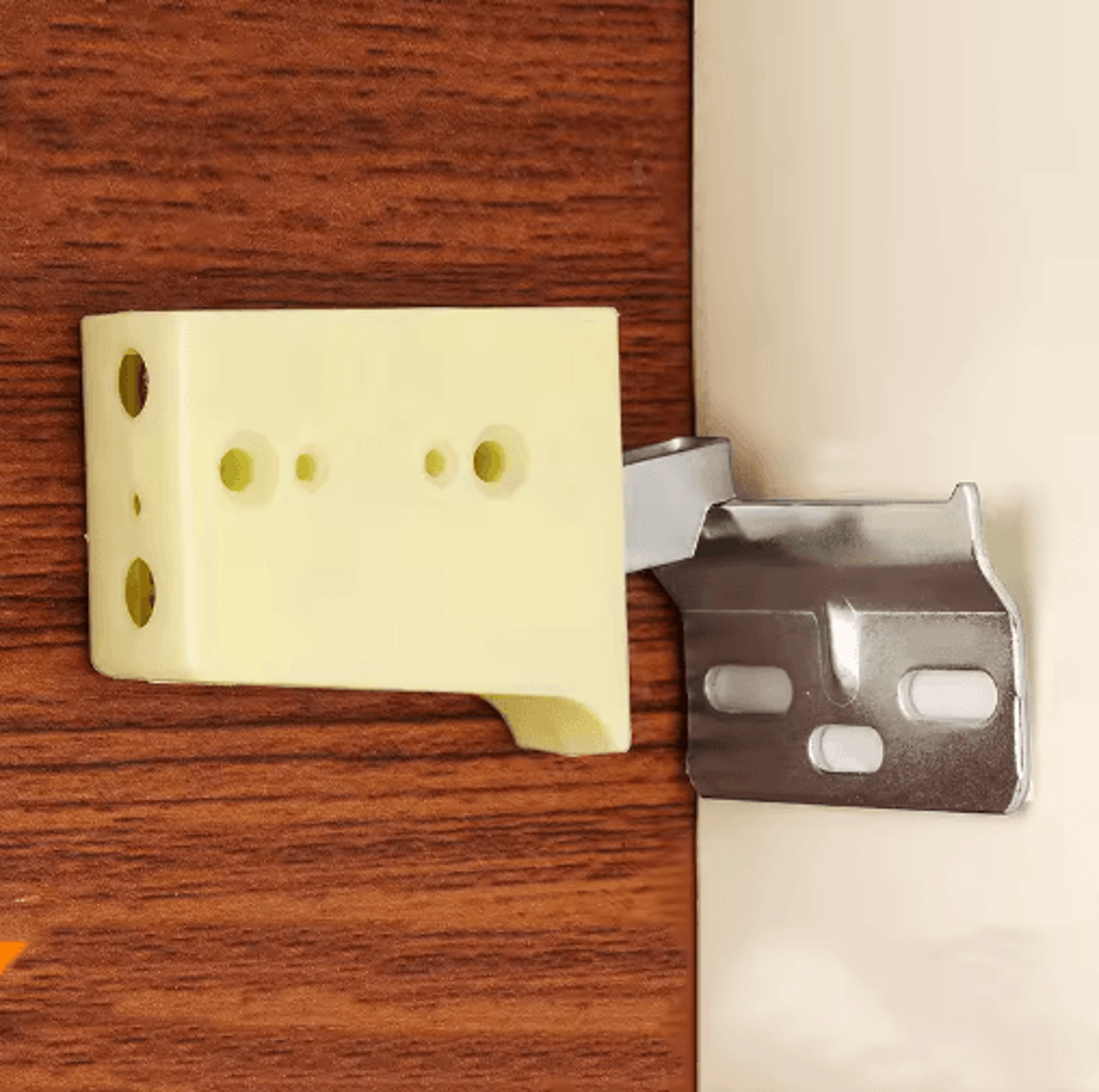 2pcs invisible cabinet hanging brackets – wall mount support connectors