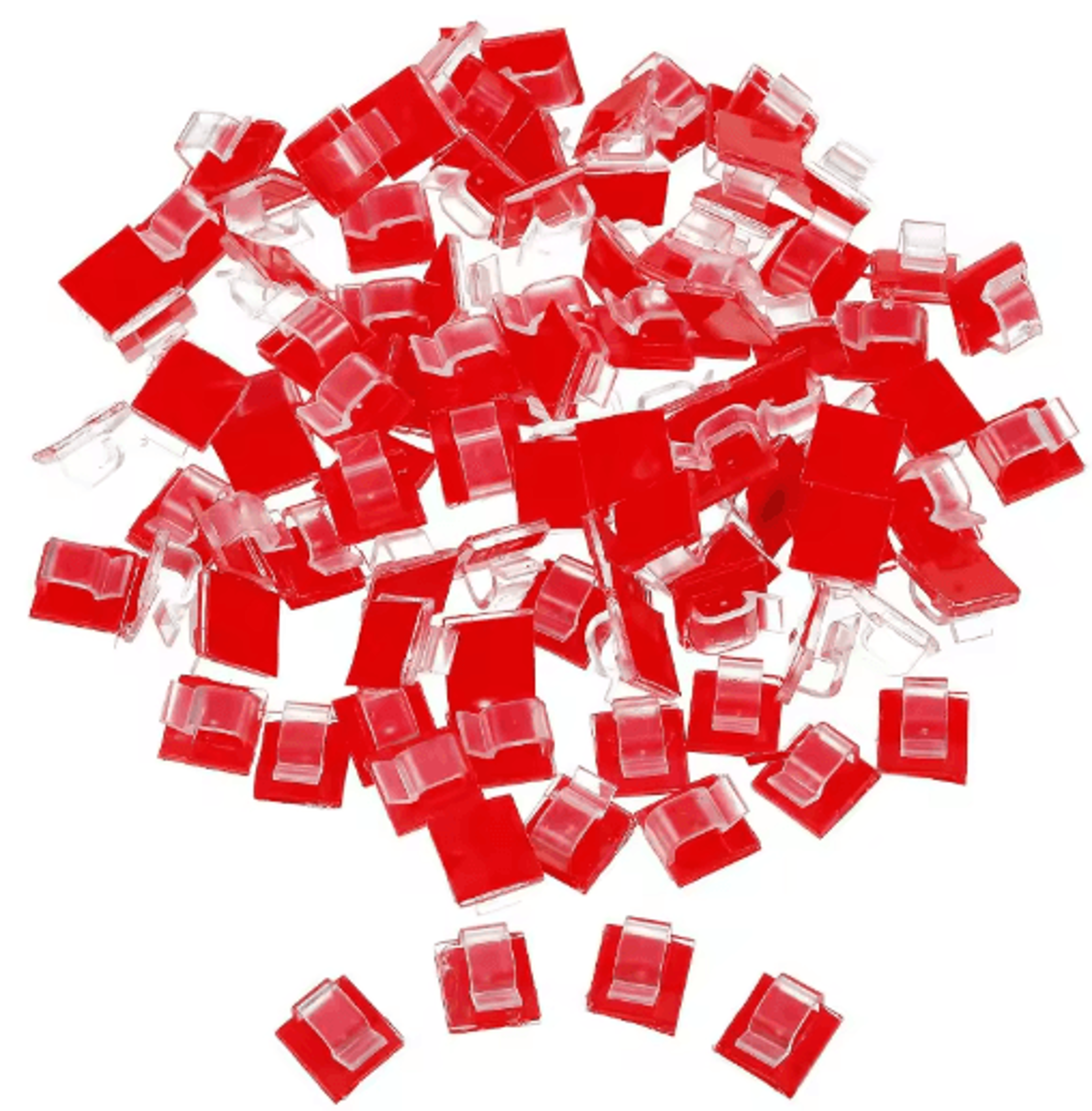 10–50pcs self-adhesive cable organizer clips – cord holder & wire manager
