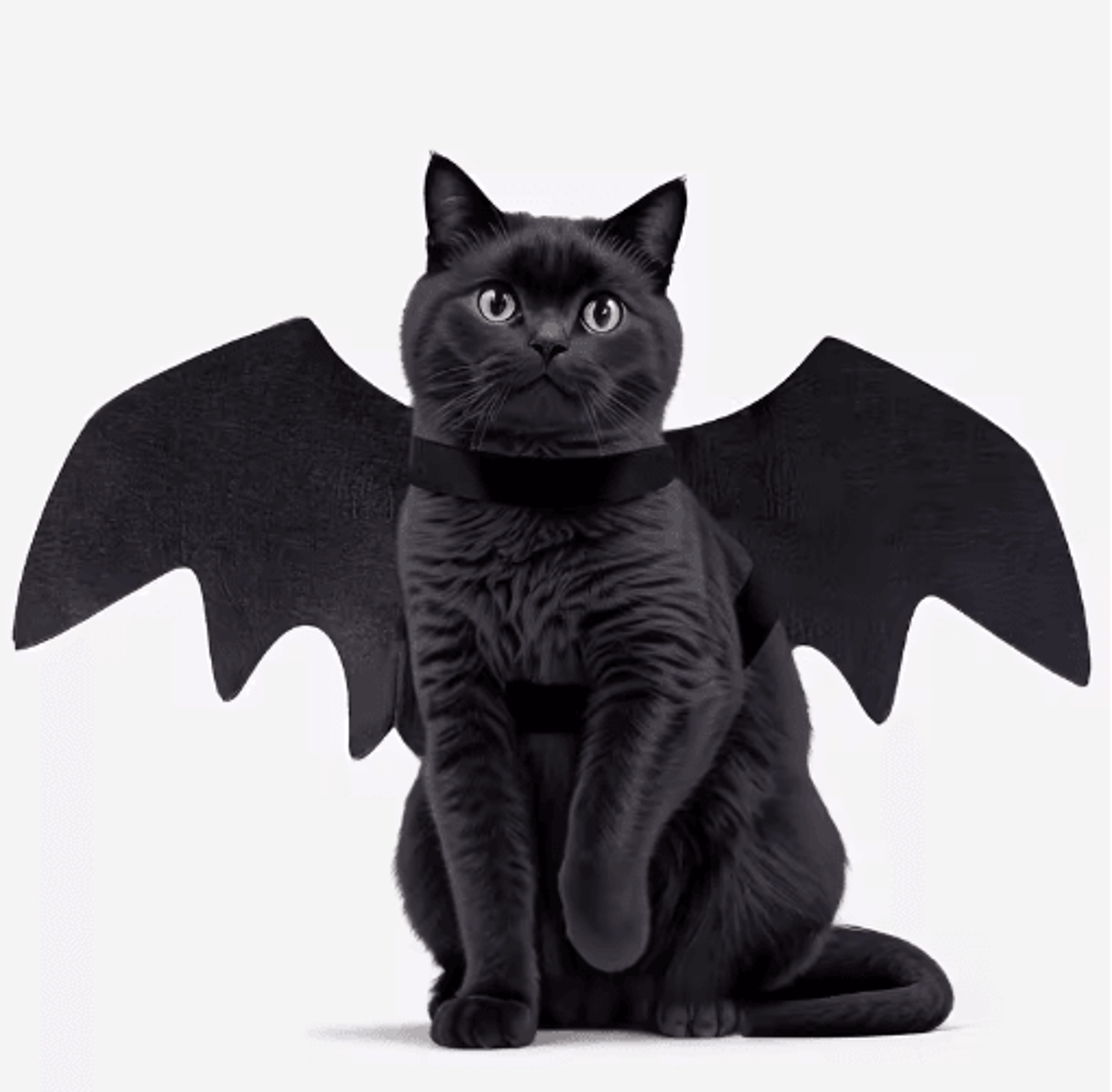 adjustable cat bat wings costume – halloween pet cosplay accessory