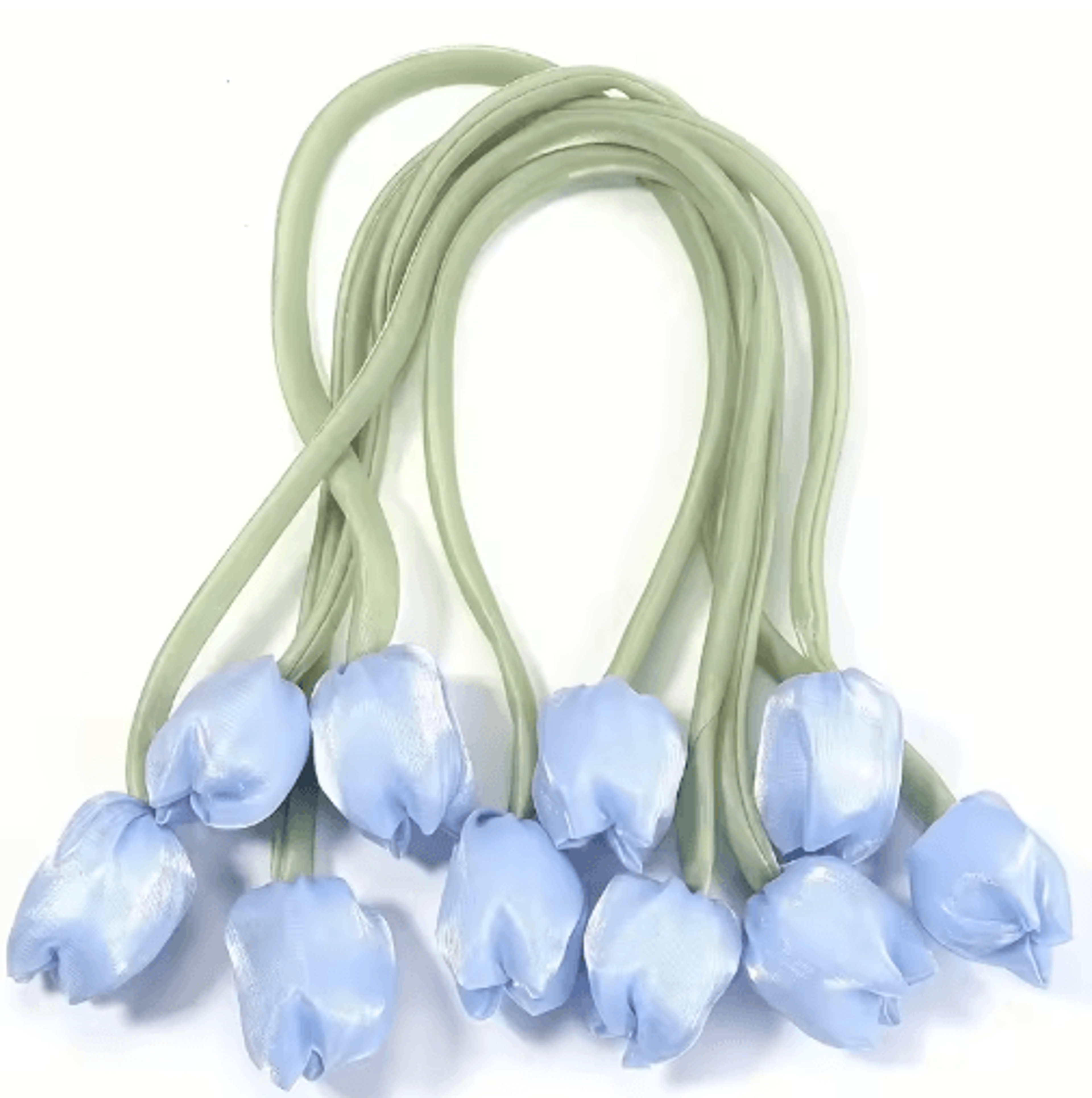diy fabric tulip flowers – sewing appliques for clothing & crafts