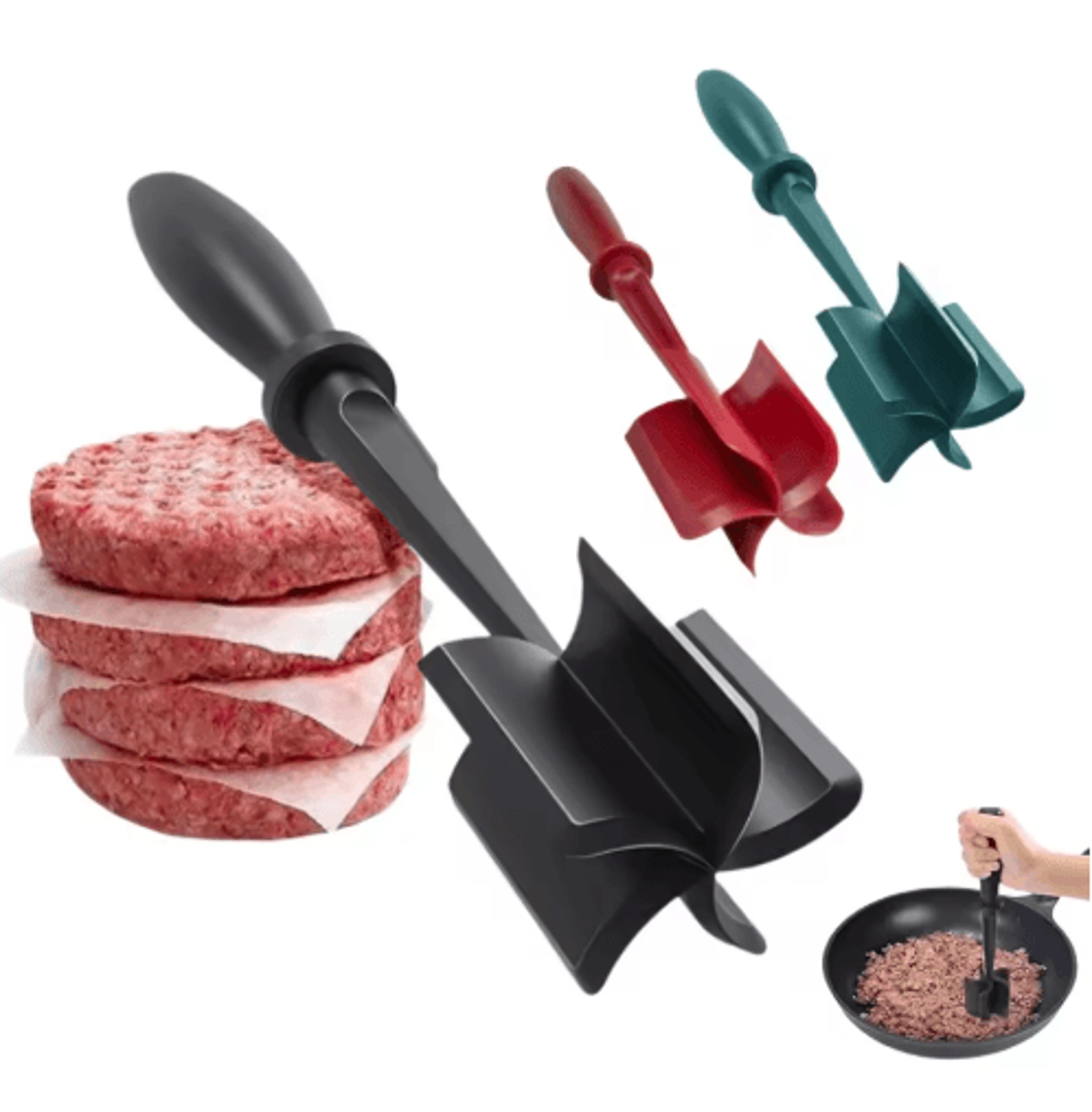 premium meat chopper – heat-resistant ground meat masher