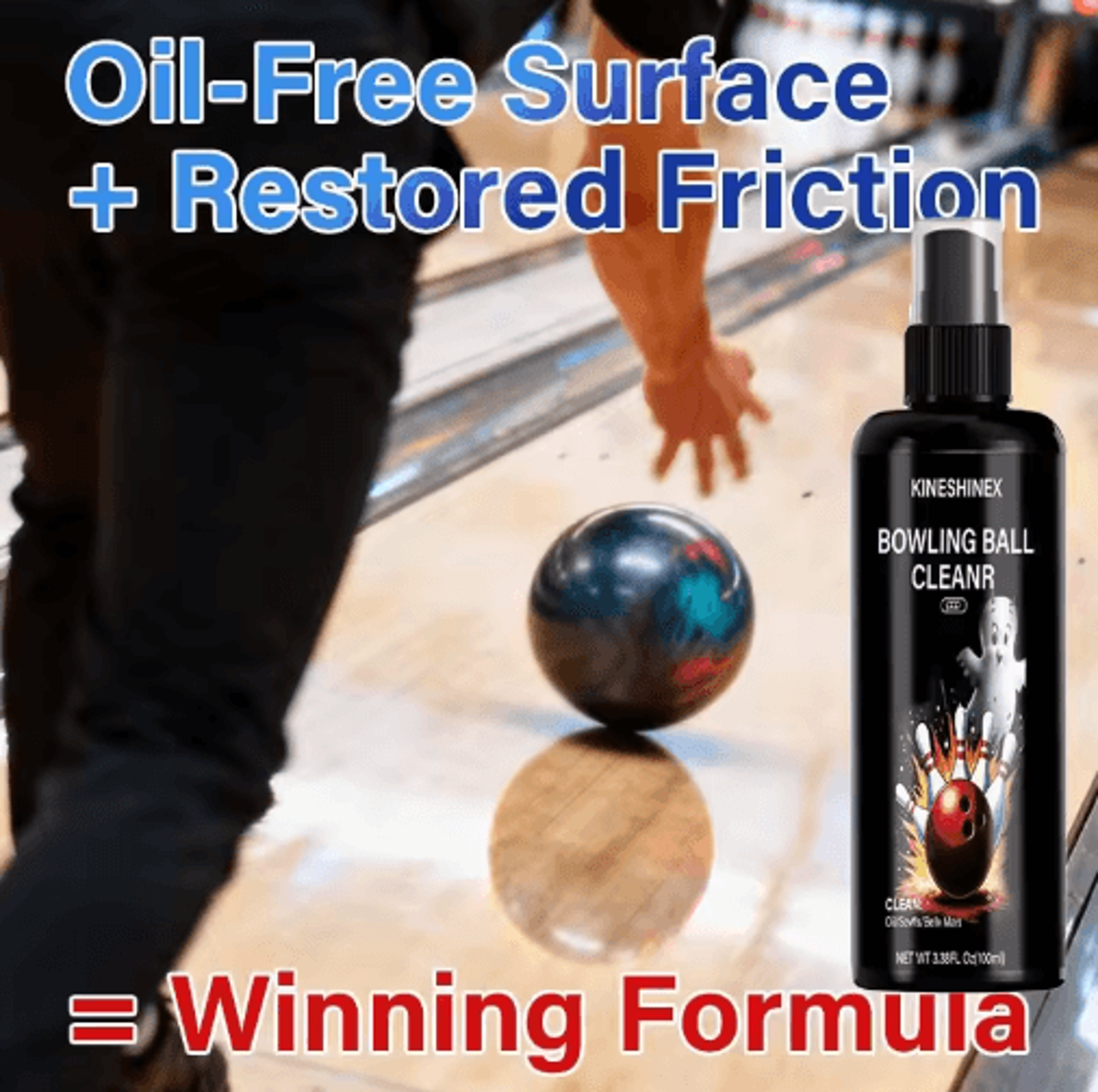 portable bowling ball cleaner spray – deep cleaning & surface care